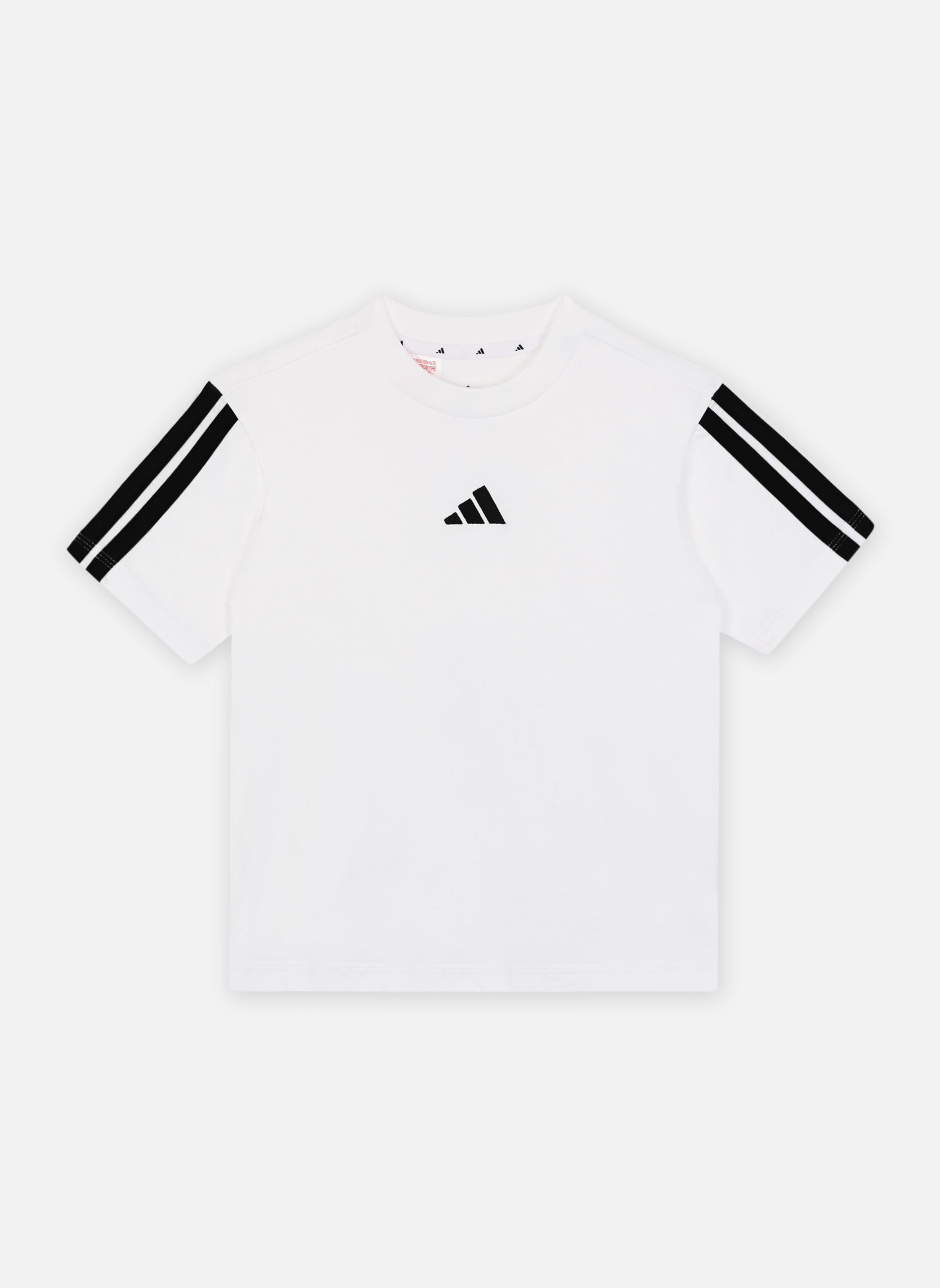 Tee-shirts J 3S TEE 160 blanc adidas sportswear Tee-shirts J 3S TEE 160 blanc White/black