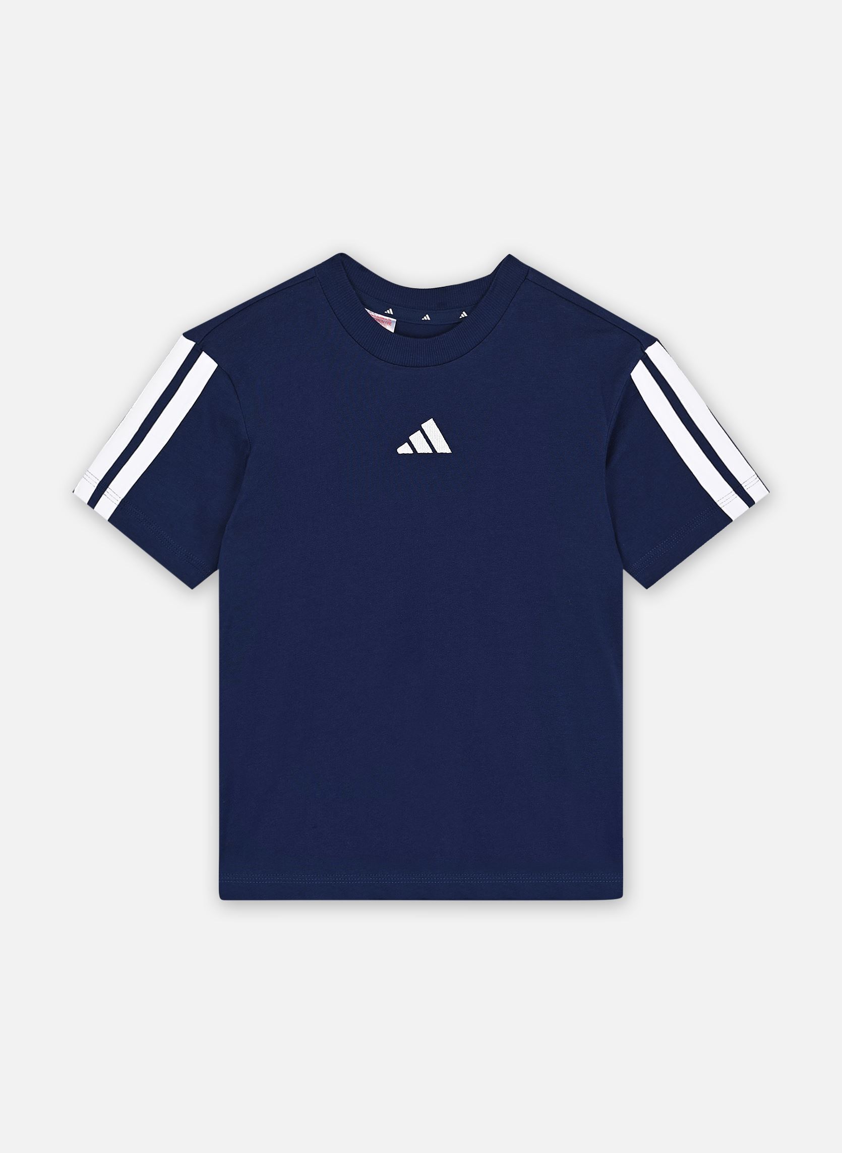 Tee-shirts J 3S TEE 160 bleu adidas sportswear Tee-shirts J 3S TEE 160 bleu DKBLUE/WHITE