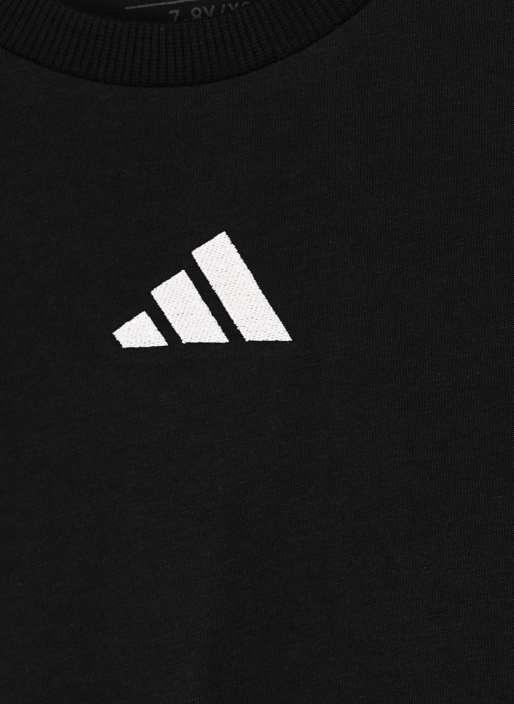 Tee-shirts manches courtes JG 3S TEE 160 fille noir adidas sportswear Tee-shirts manches courtes JG 3S TEE 160 fille noir BLACK/WHITE