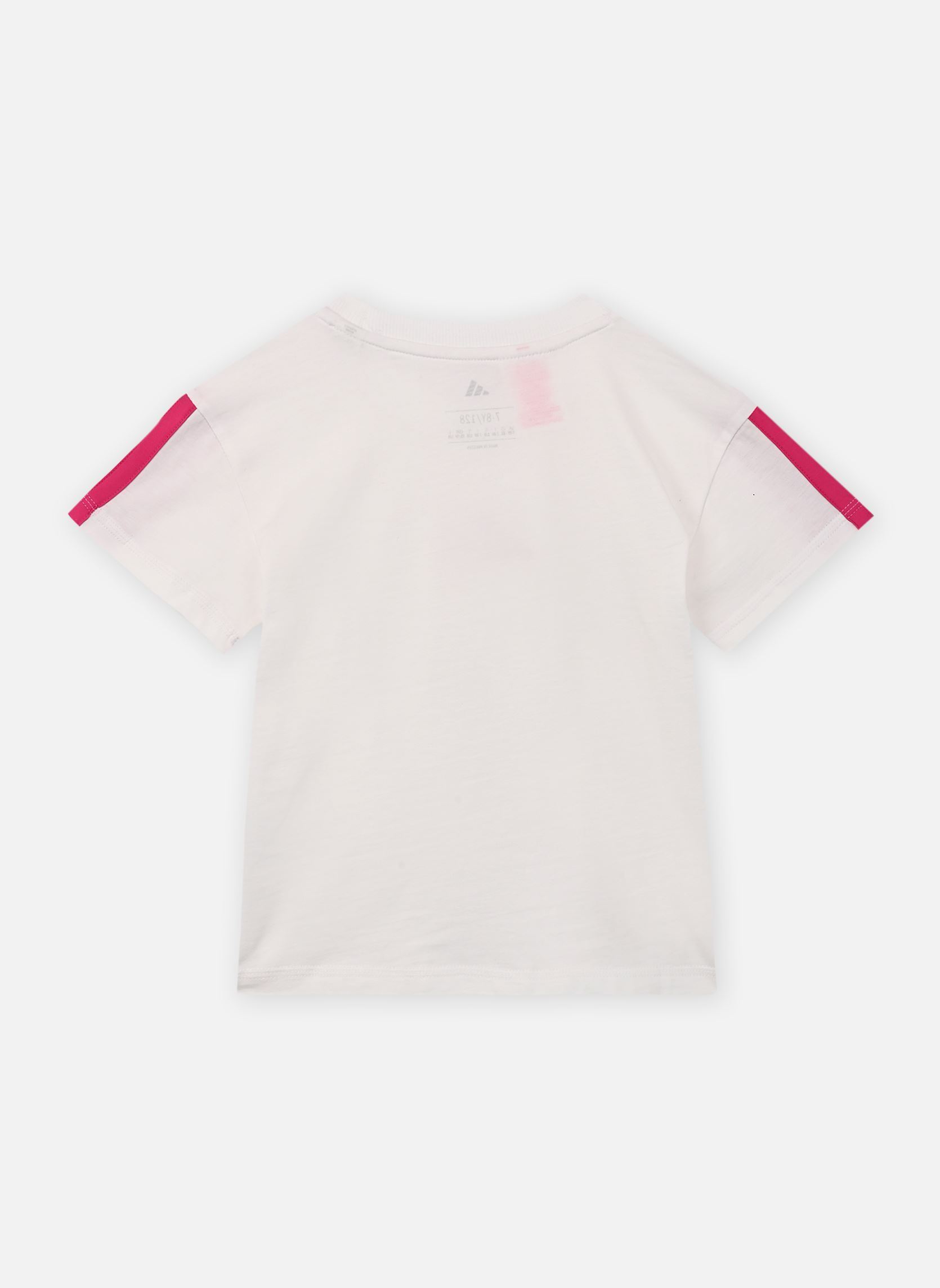 Camisetas de manga corta JG 3S TEE 160 niña blanco adidas sportswear Camisetas de manga corta JG 3S TEE 160 niña blanco WHITE/SELUFU