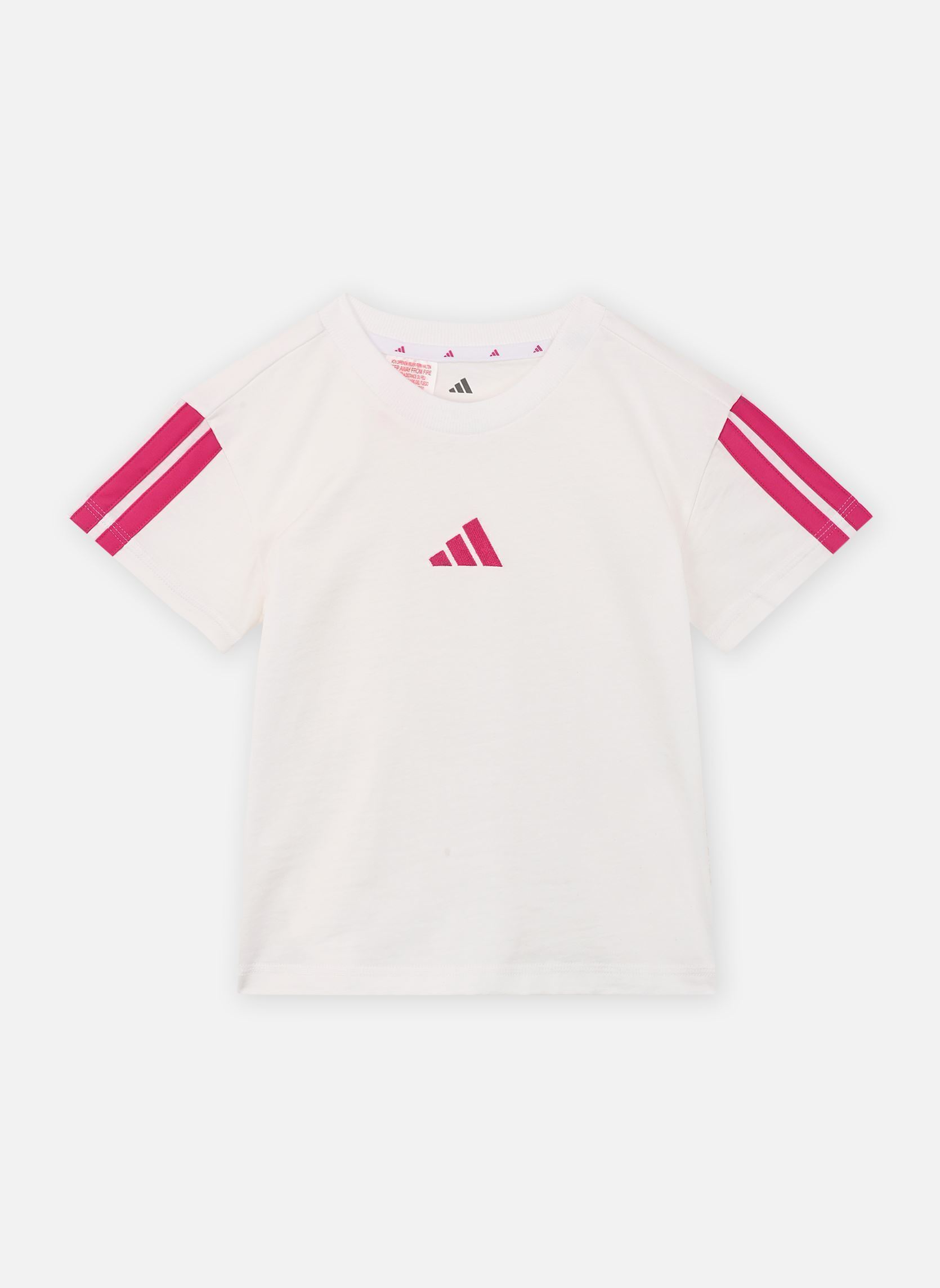 Camisetas de manga corta JG 3S TEE 160 niña blanco adidas sportswear Camisetas de manga corta JG 3S TEE 160 niña blanco WHITE/SELUFU