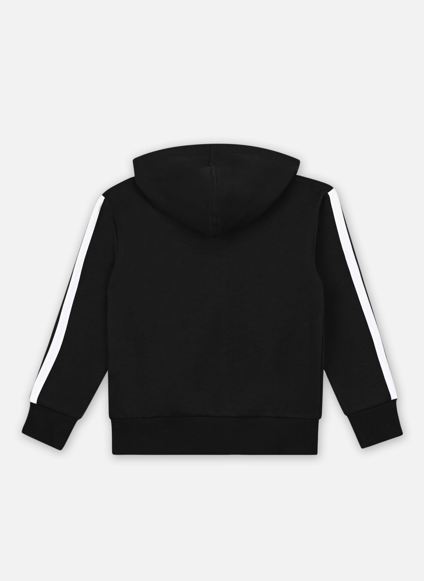 Sweats zippés J 3S FL FZ HD noir adidas sportswear Sweats zippés J 3S FL FZ HD noir BLACK/WHITE