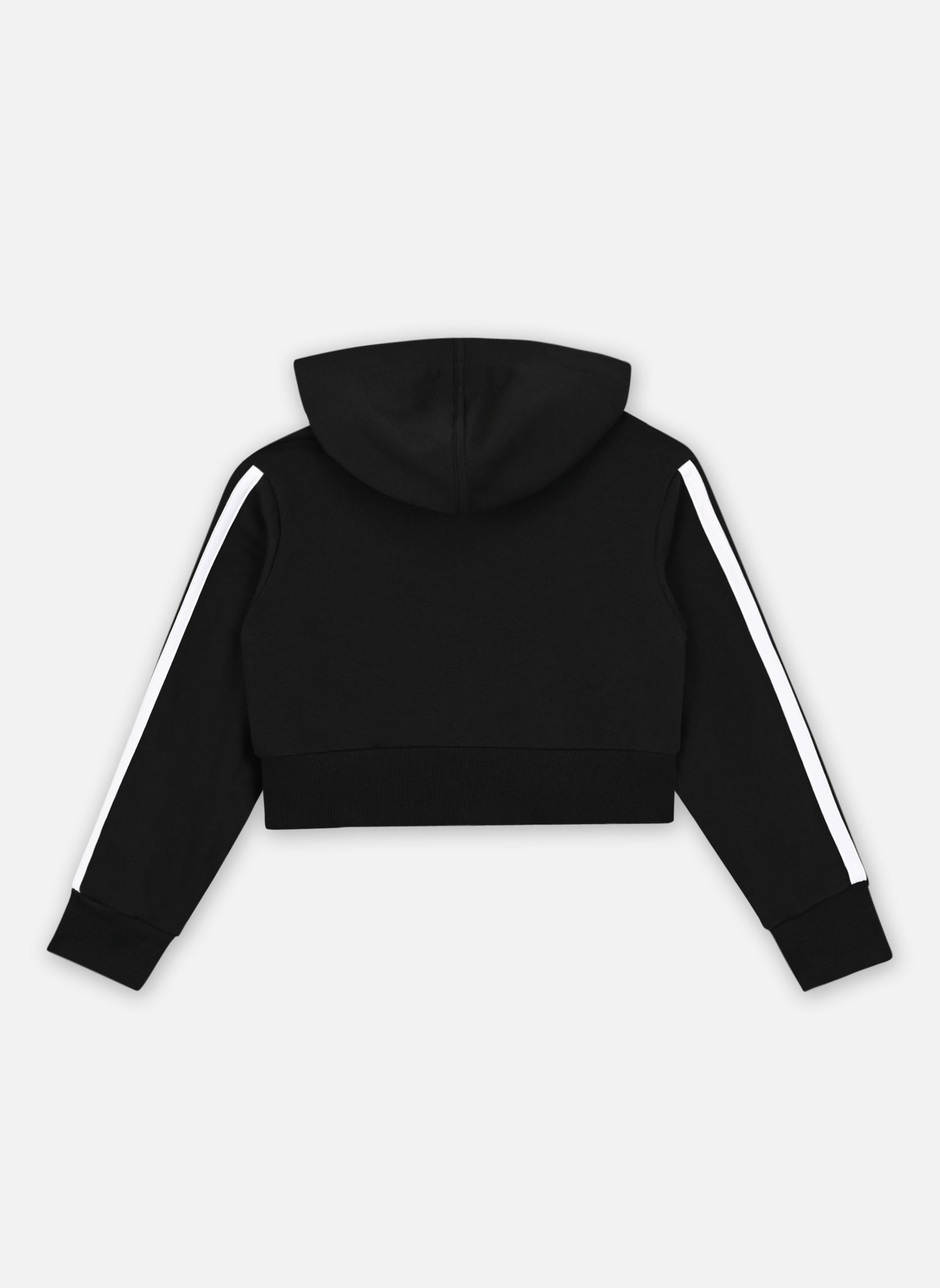 Sweats à capuche JG 3S FT FZ CRO fille noir adidas sportswear Sweats à capuche JG 3S FT FZ CRO fille noir Black/white