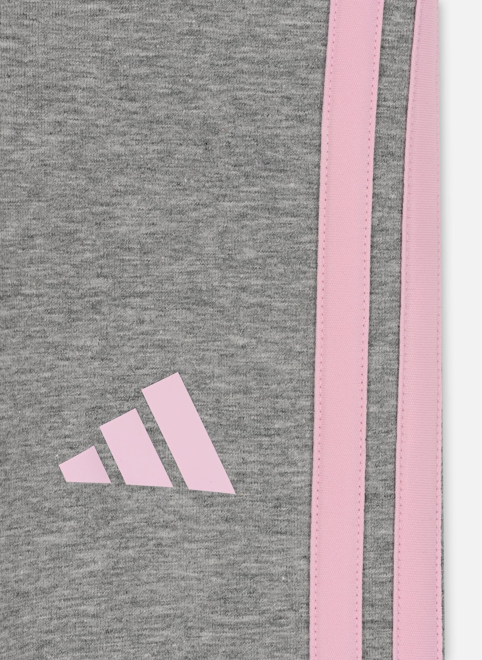Leggings JG 3S LEG 230 fille gris adidas sportswear Leggings JG 3S LEG 230 fille gris MGREYH/CLPINK
