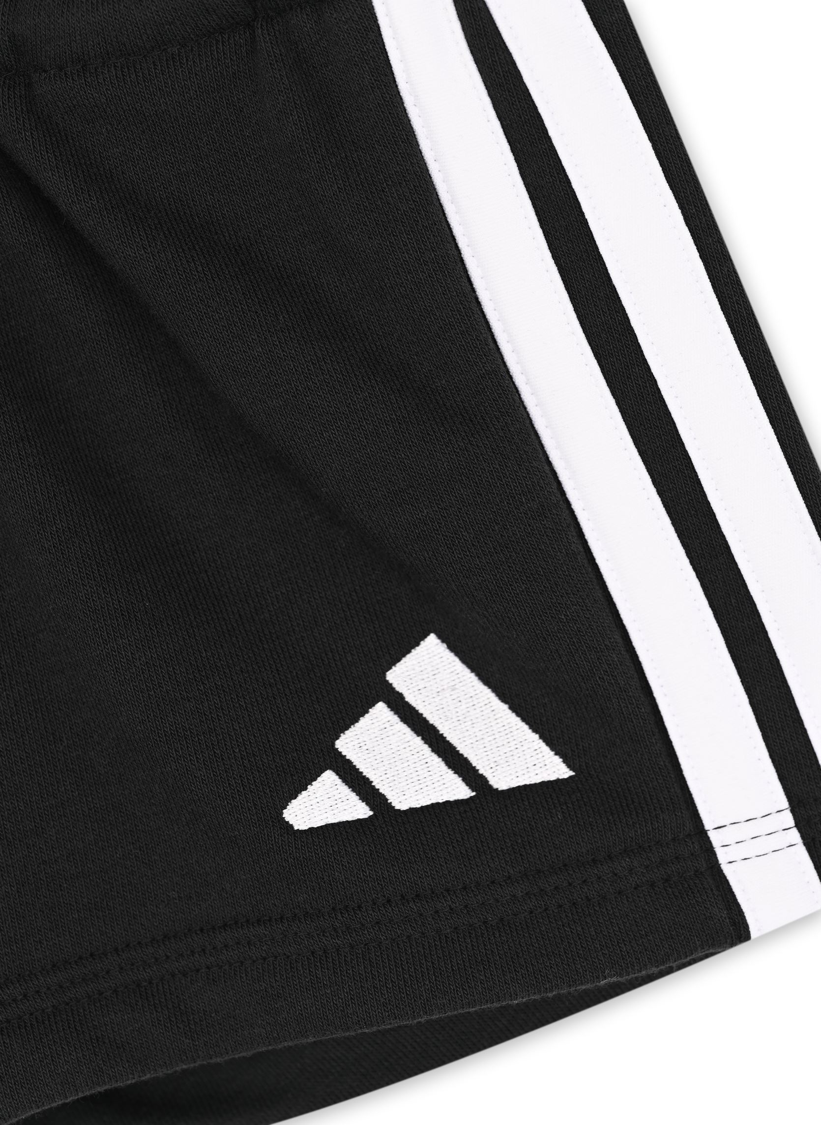 Giacche e cappotti JG 3S FT SH 280 bambina nero adidas sportswear Giacche e cappotti JG 3S FT SH 280 bambina nero Black/white