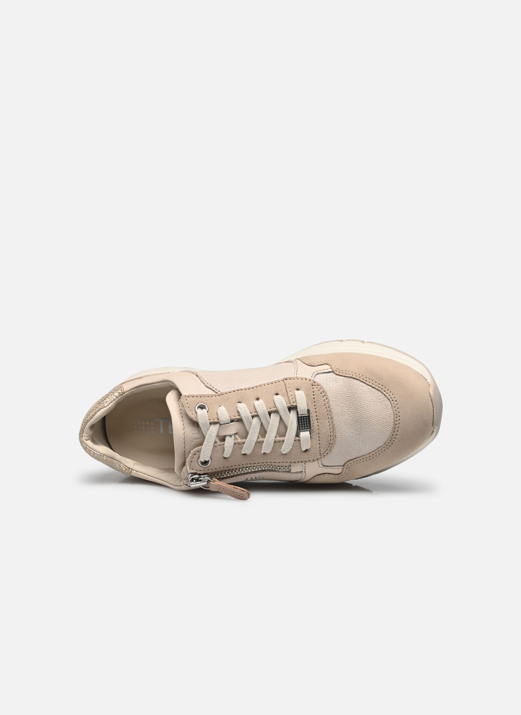Niedrige Sneaker BLONZIP damen beige TBS Niedrige Sneaker BLONZIP damen beige QUARTZ