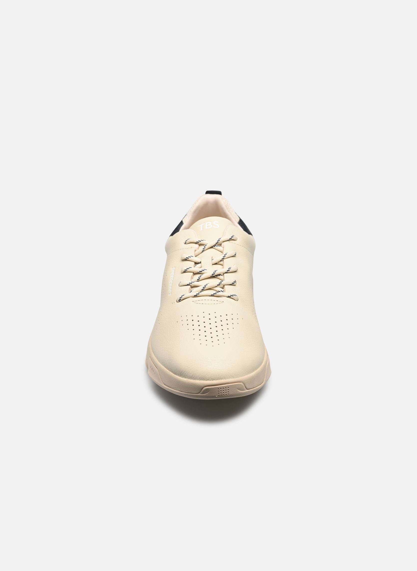 Niedrige Sneaker JAZAIRY herren beige TBS Niedrige Sneaker JAZAIRY herren beige CREME + MARINE