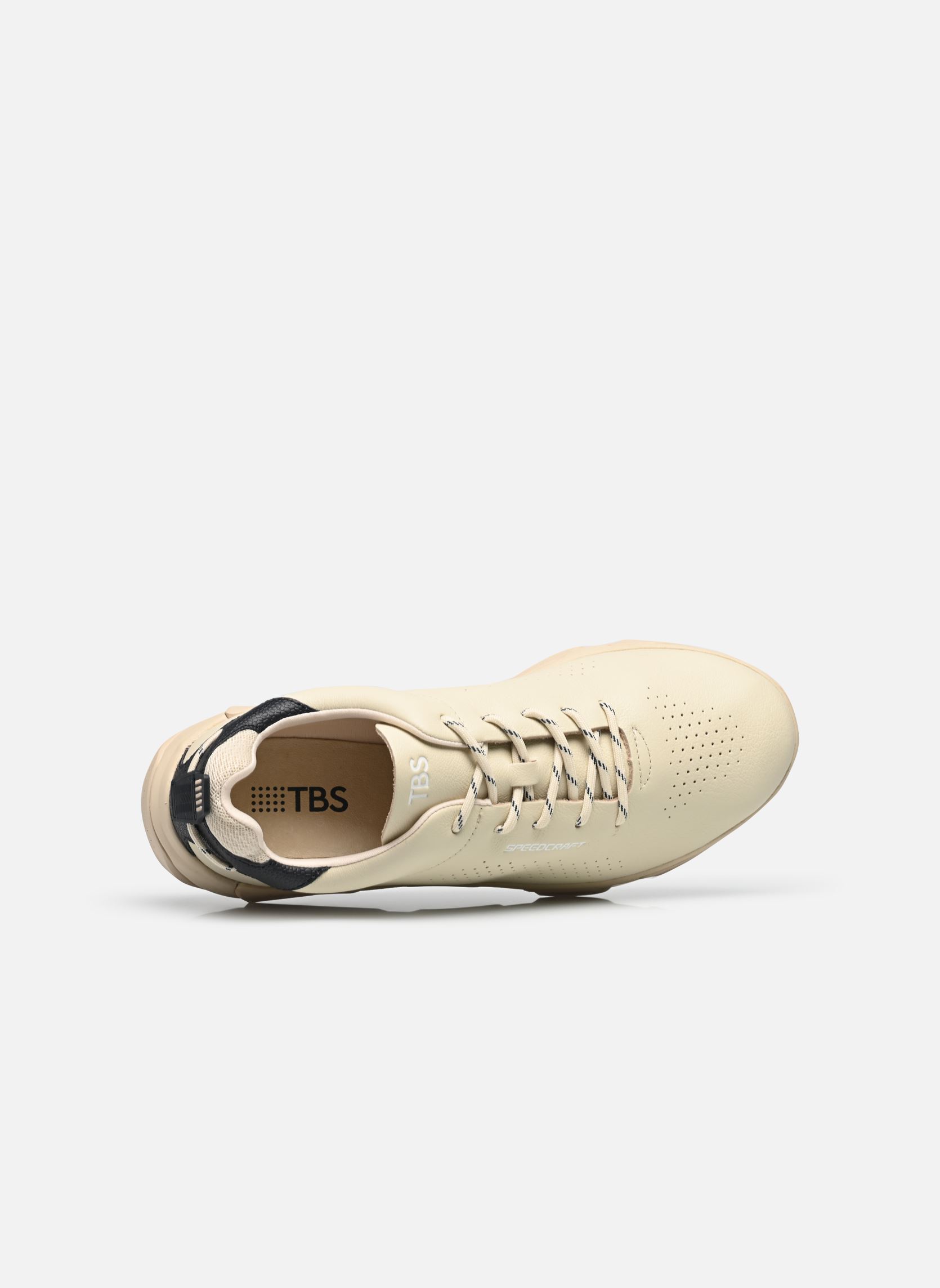 Niedrige Sneaker JAZAIRY herren beige TBS Niedrige Sneaker JAZAIRY herren beige CREME + MARINE