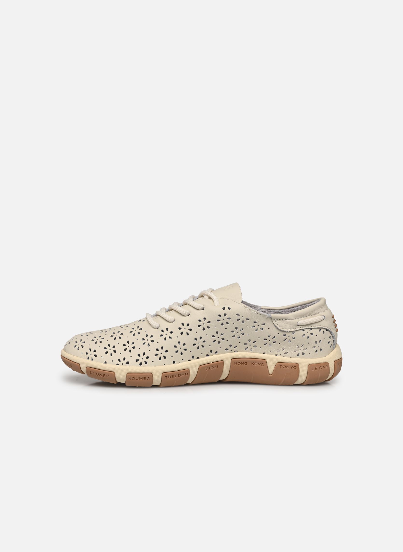 Baskets JAZFLOR femme beige TBS Baskets JAZFLOR femme beige CRAIE + CAMEL
