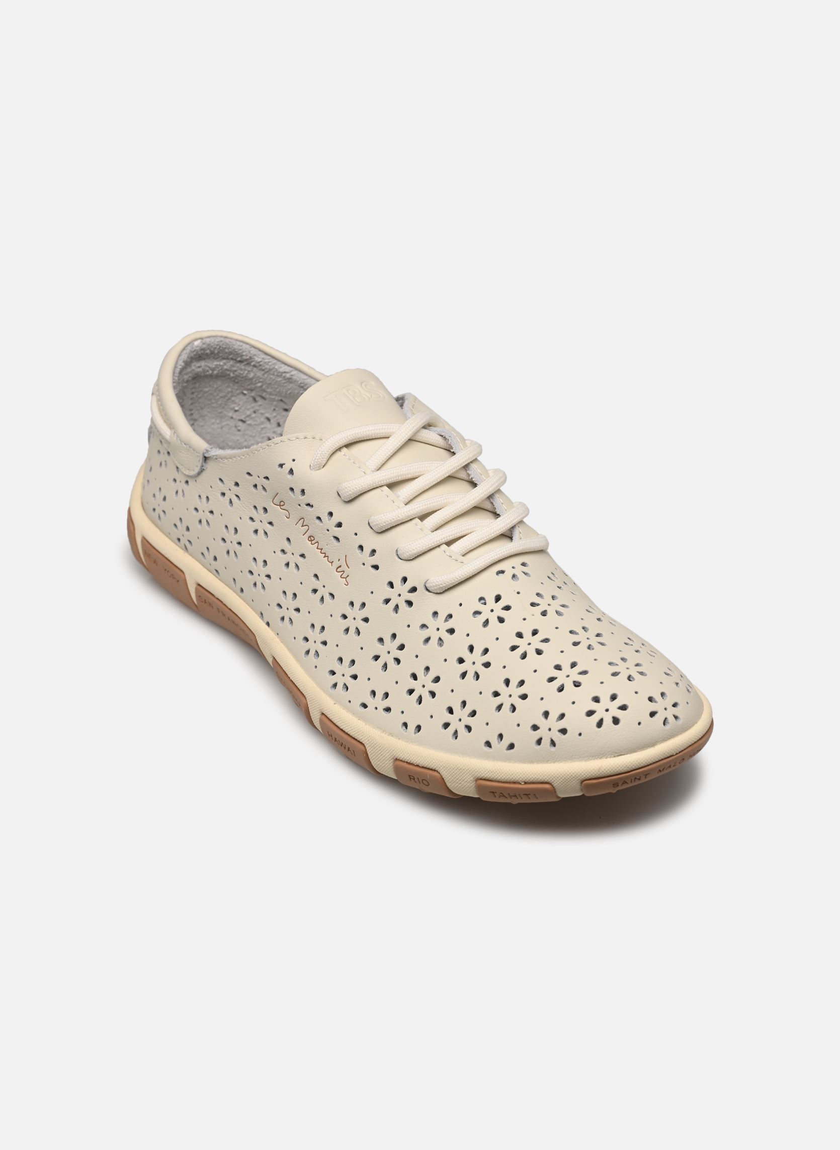 Baskets JAZFLOR femme beige TBS Baskets JAZFLOR femme beige CRAIE + CAMEL