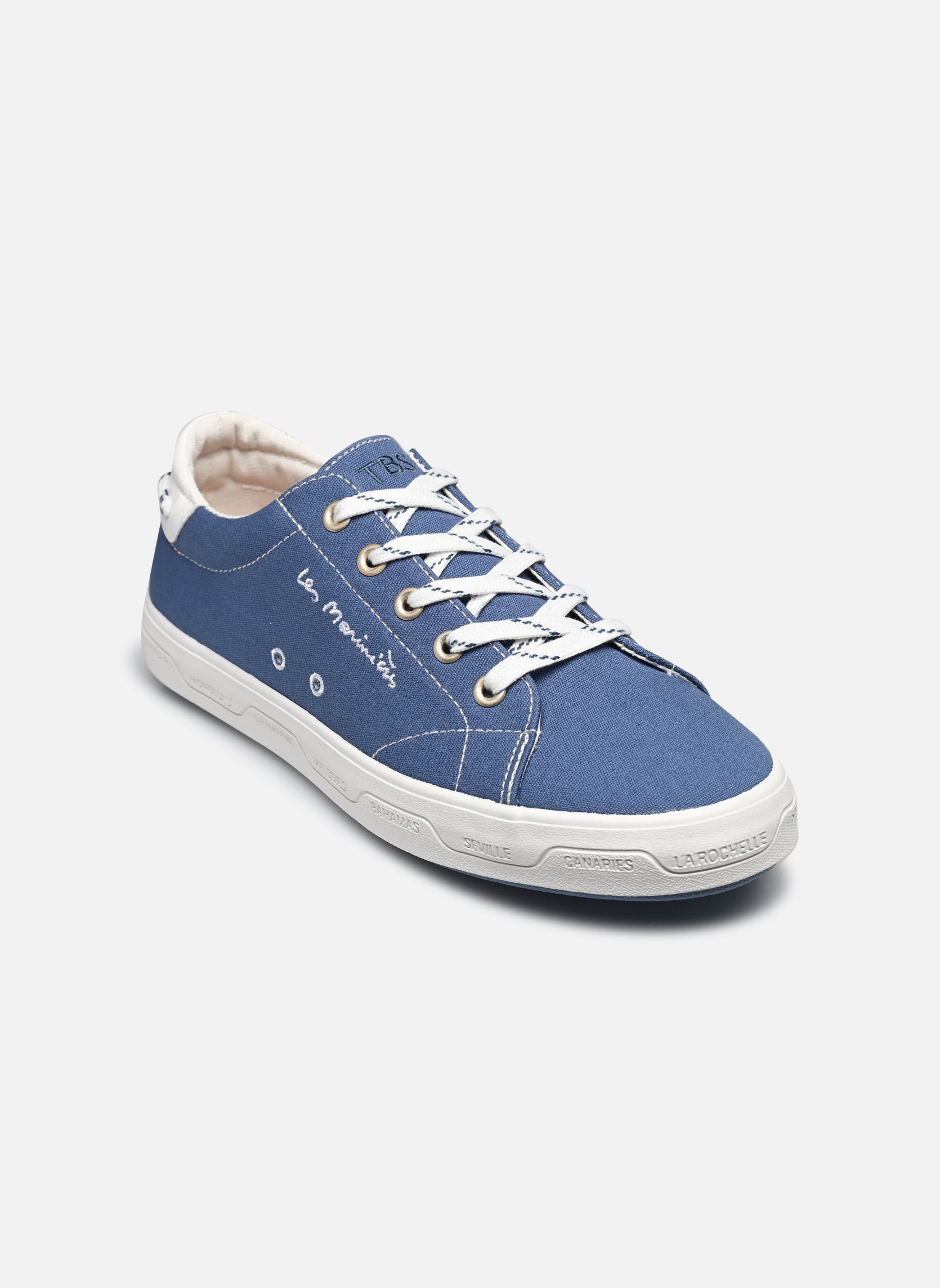 Leinen-Sneaker LANZARA damen blau TBS Leinen-Sneaker LANZARA damen blau PERSE
