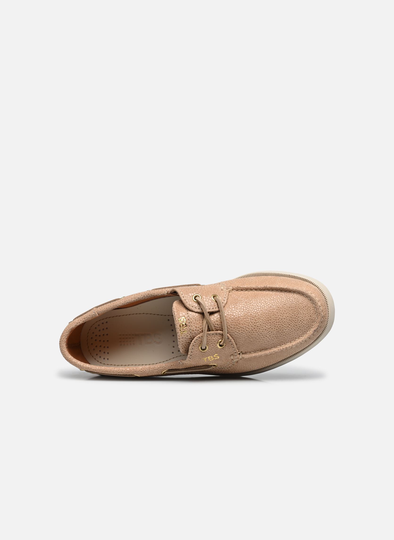 Zapatos náuticos PHENISE mujer oro y bronce TBS Zapatos náuticos PHENISE mujer oro y bronce CHAMPAGNE