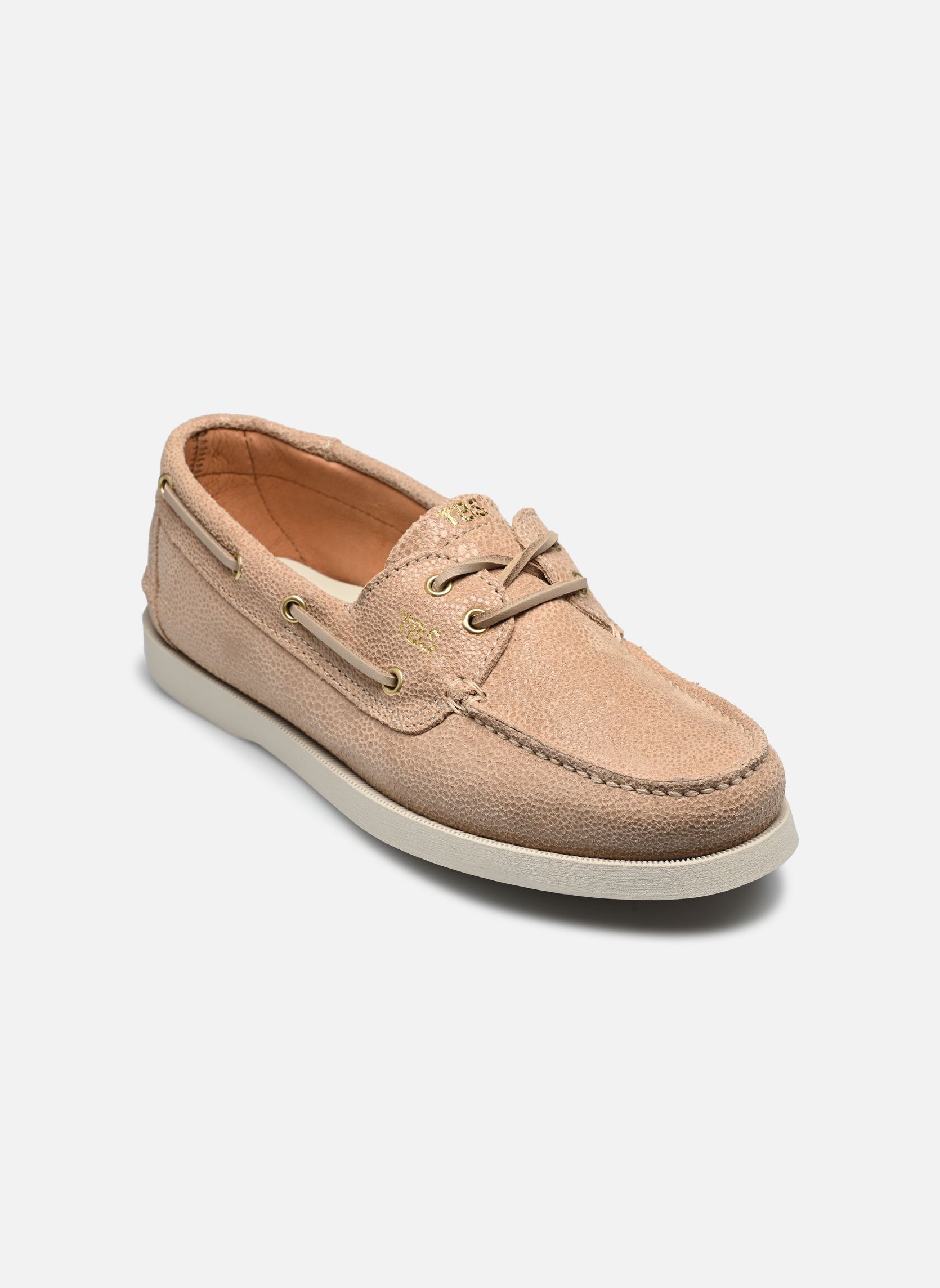 Zapatos náuticos PHENISE mujer oro y bronce TBS Zapatos náuticos PHENISE mujer oro y bronce CHAMPAGNE