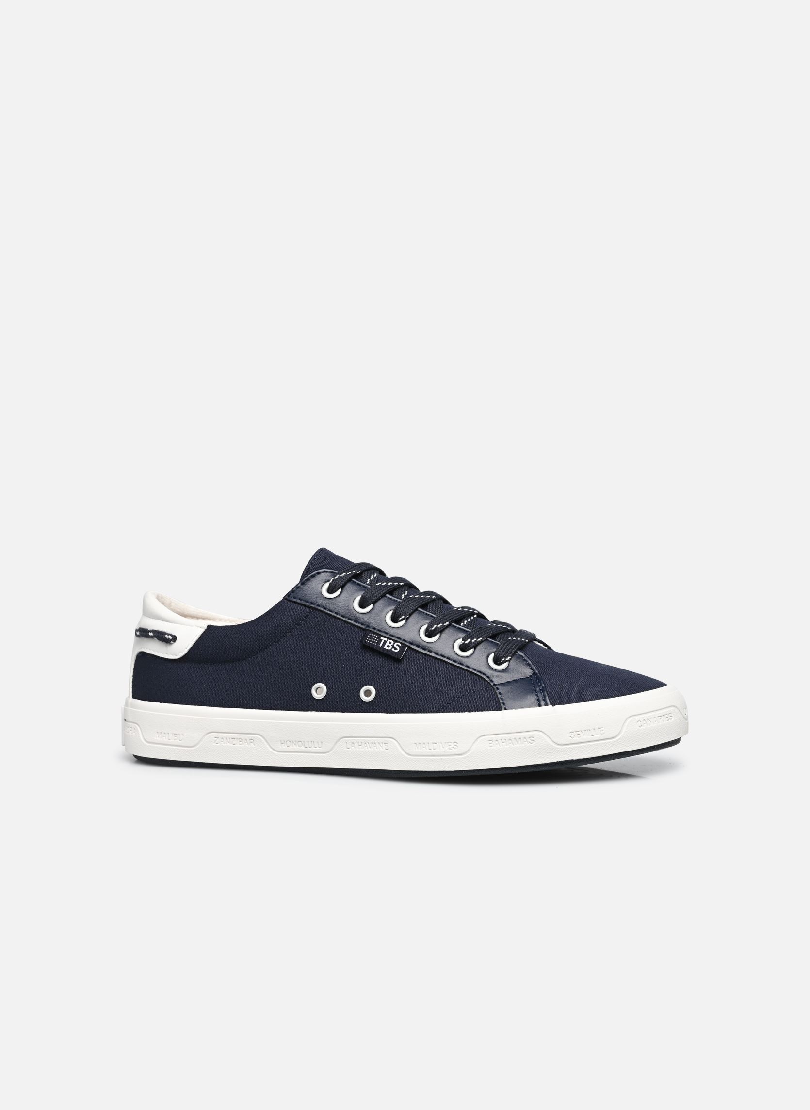 Leinen-Sneaker LANZARO herren blau TBS Leinen-Sneaker LANZARO herren blau MARINE