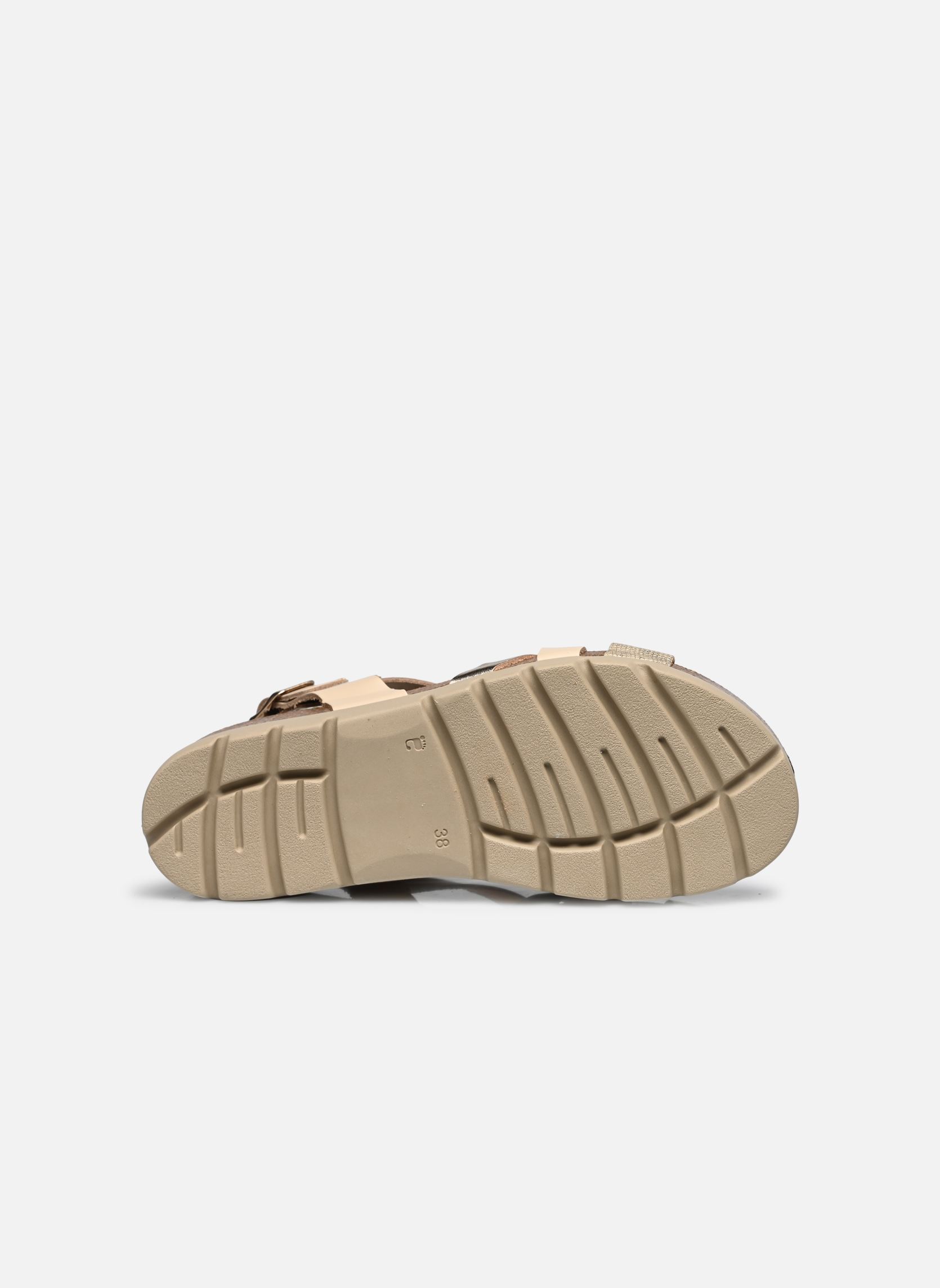 Platte sandalen APOLINA dames beige TBS Platte sandalen APOLINA dames beige CREME + OR