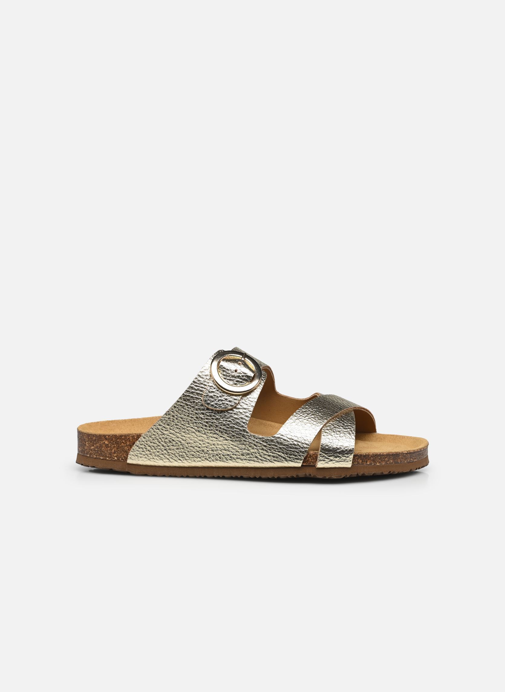 Mules et sabots FALBALA femme or et bronze TBS Mules et sabots FALBALA femme or et bronze PLATINE