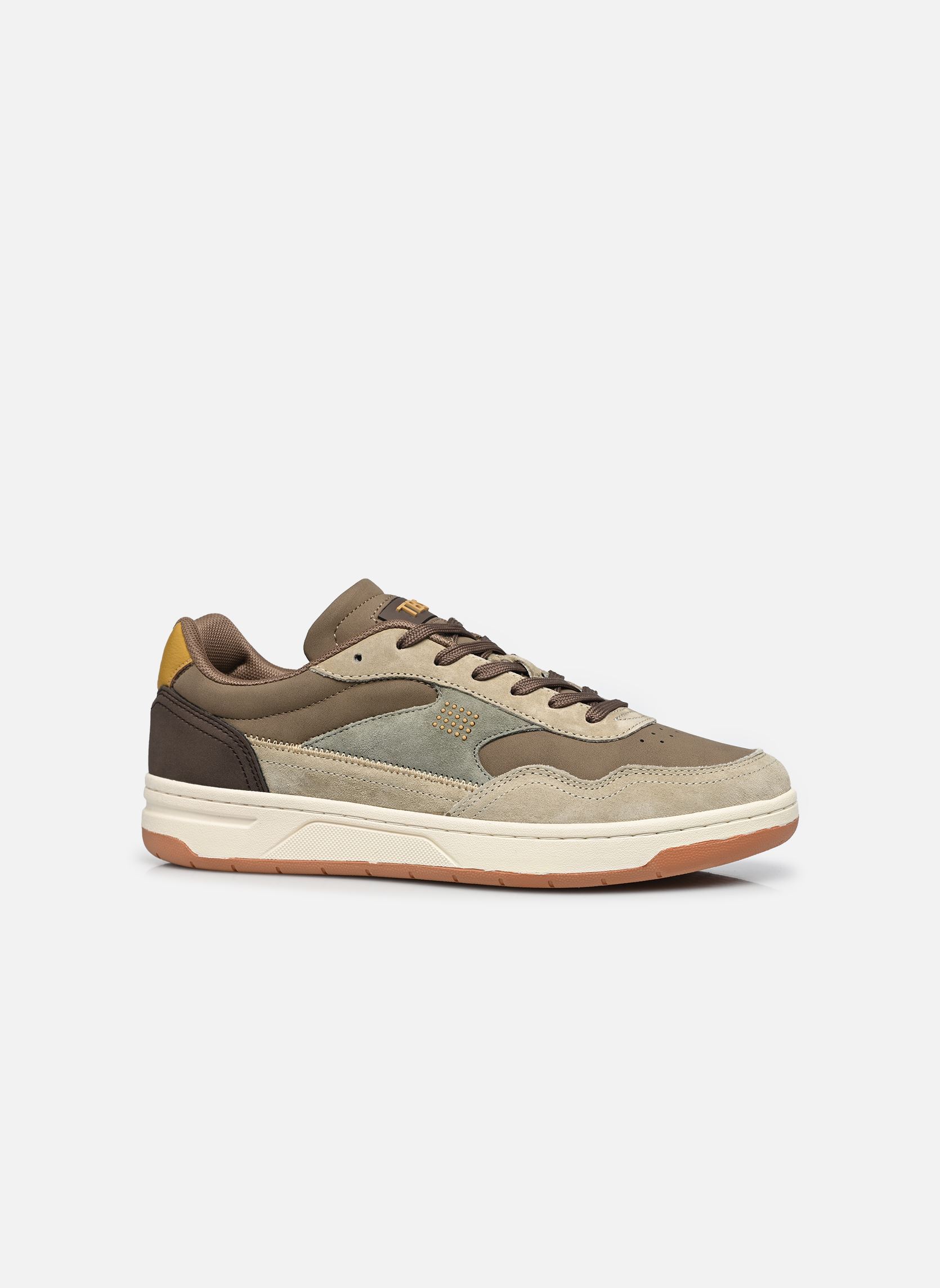 Niedrige Sneaker ALMERIO herren braun TBS Niedrige Sneaker ALMERIO herren braun TAUPE + SAFRAN