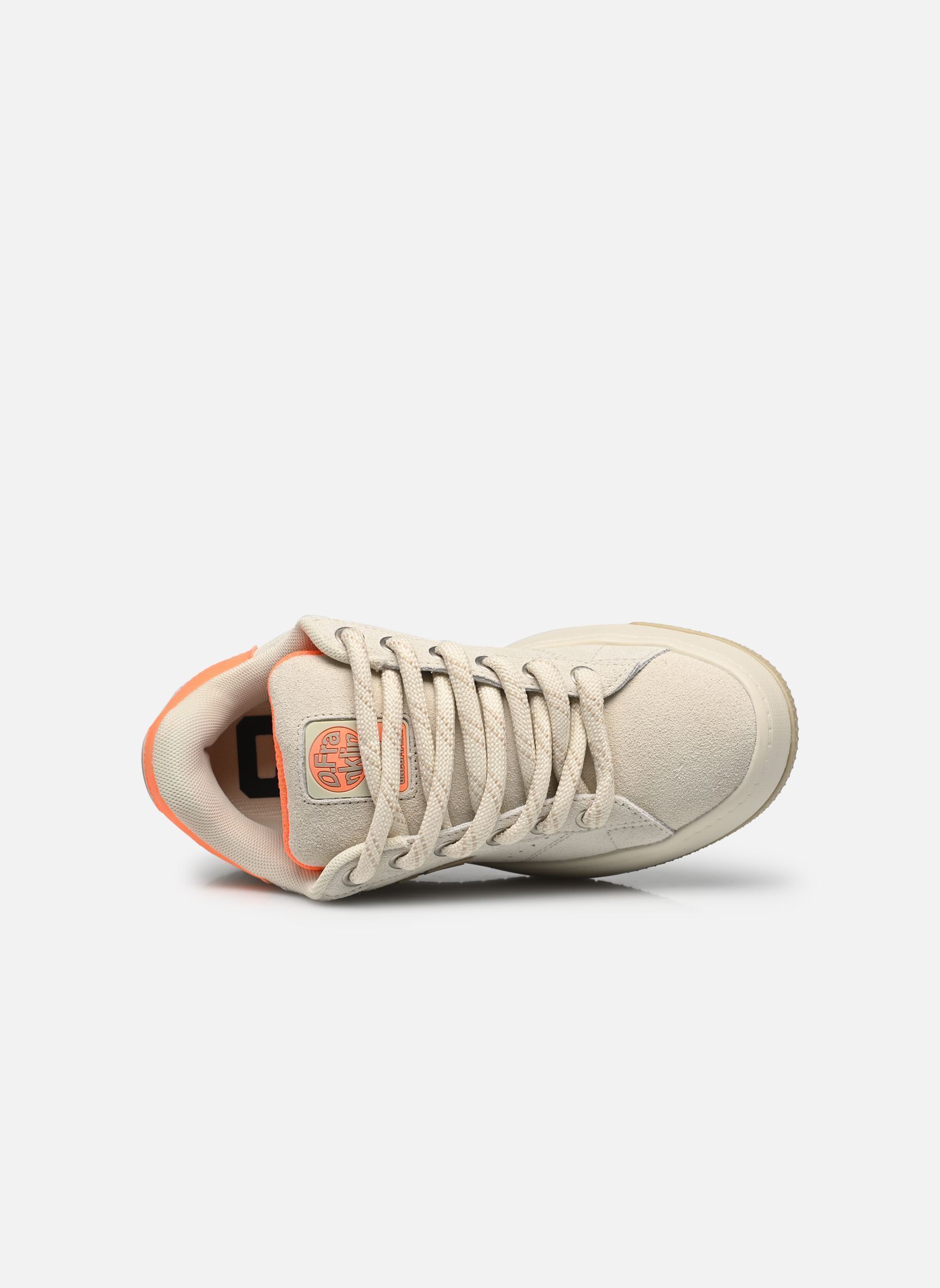 Baskets KEY femme beige D Franklin Baskets KEY femme beige Beige/Orange