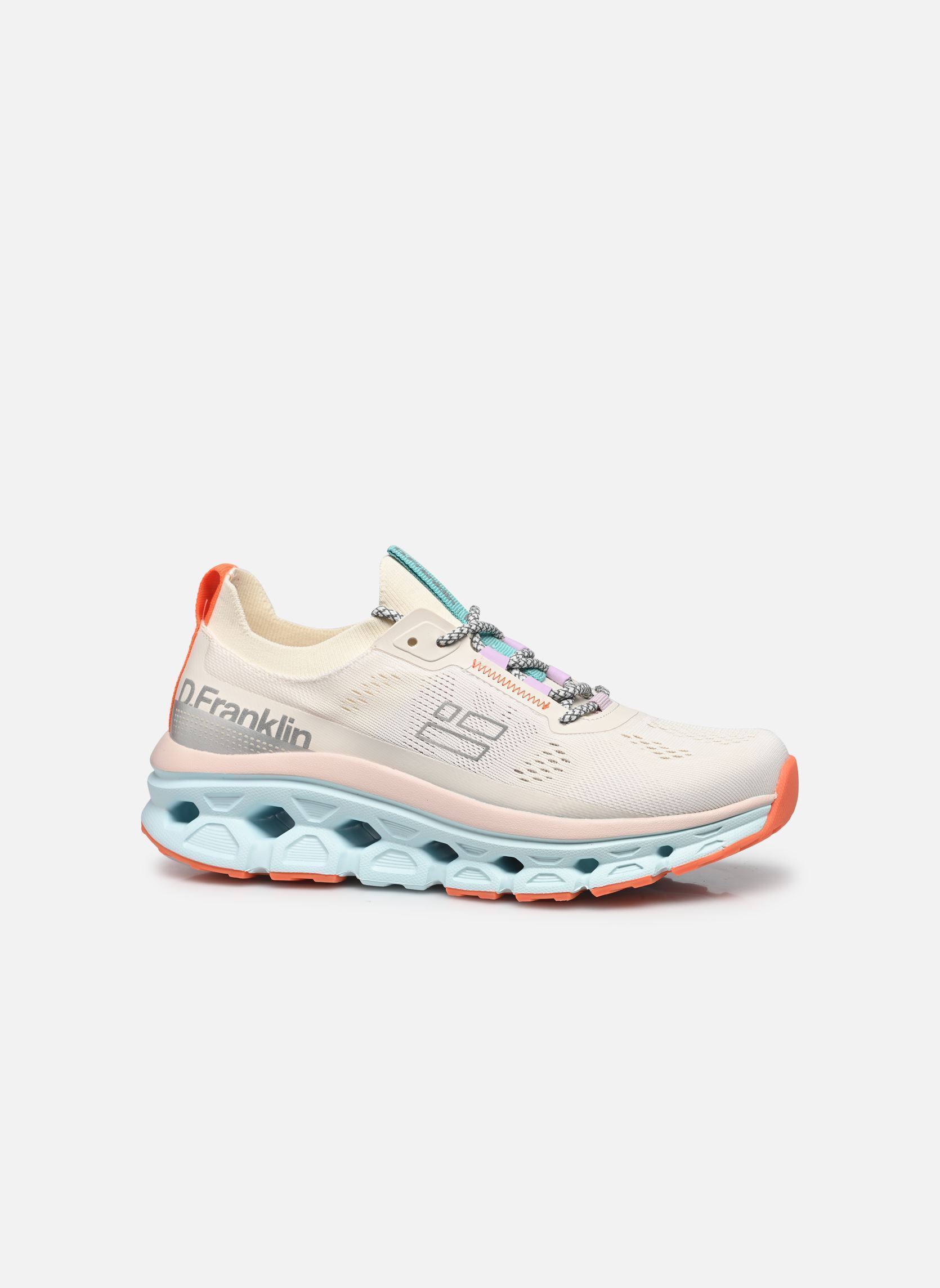 Baskets AERO femme blanc D Franklin Baskets AERO femme blanc WHITE