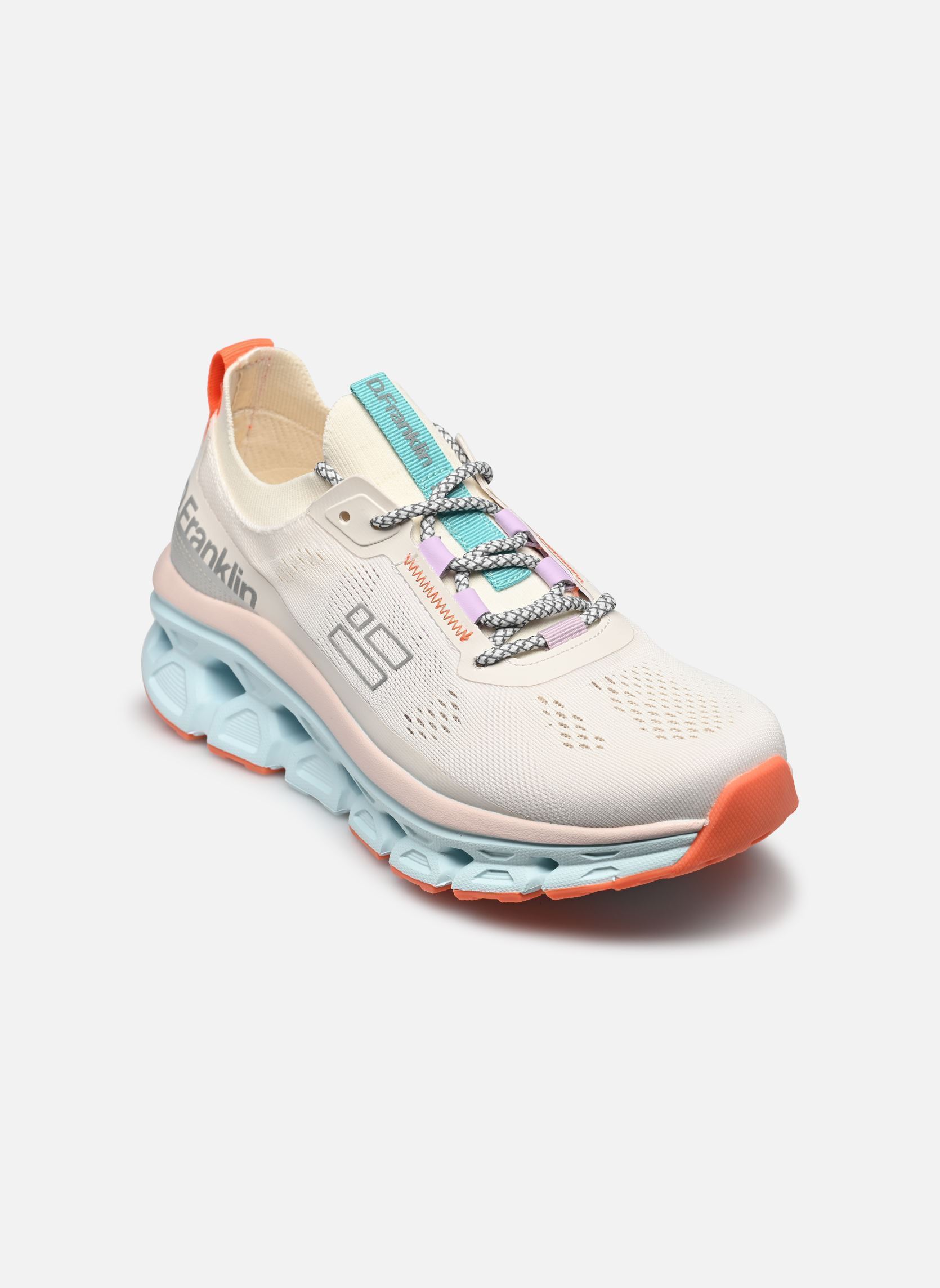 Baskets AERO femme blanc D Franklin Baskets AERO femme blanc WHITE