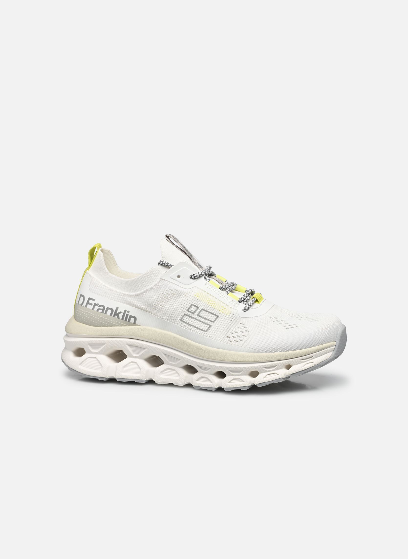 Sneakers AERO dames geel D Franklin Sneakers AERO dames geel WHITE/YELLOW