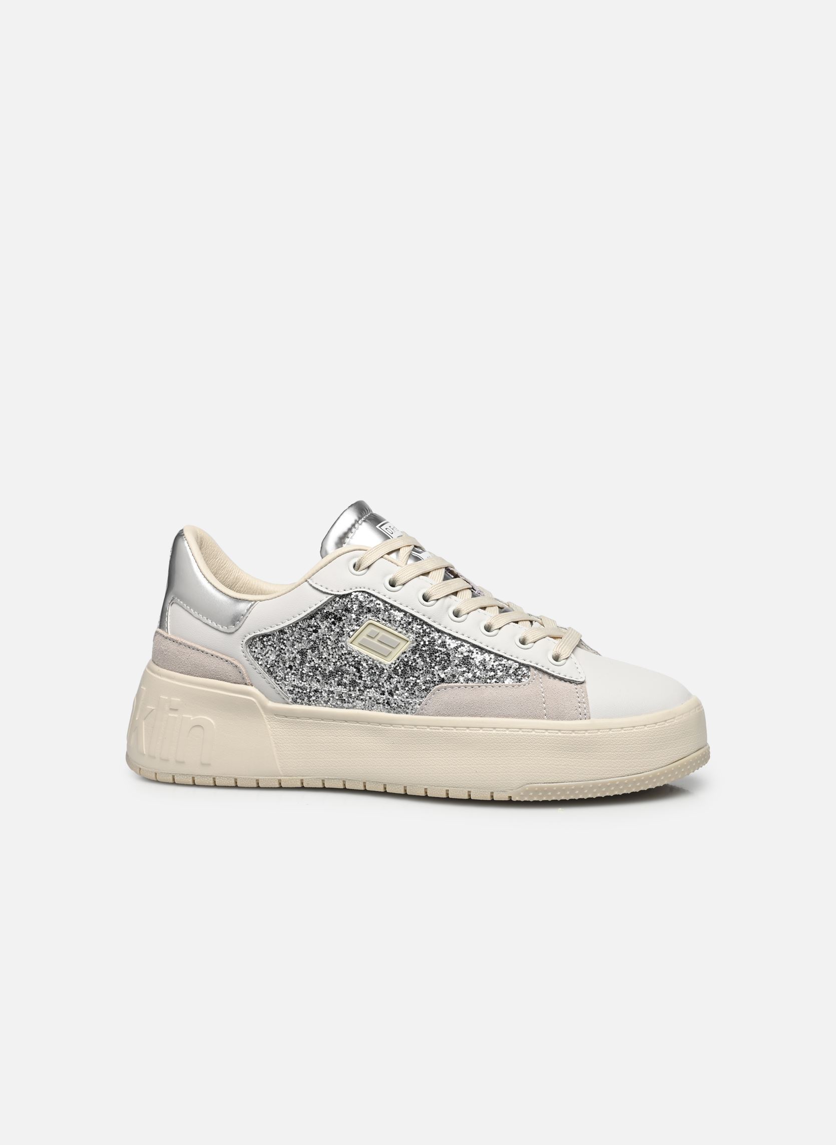 Baskets COURT femme argent D Franklin Baskets COURT femme argent SILVER