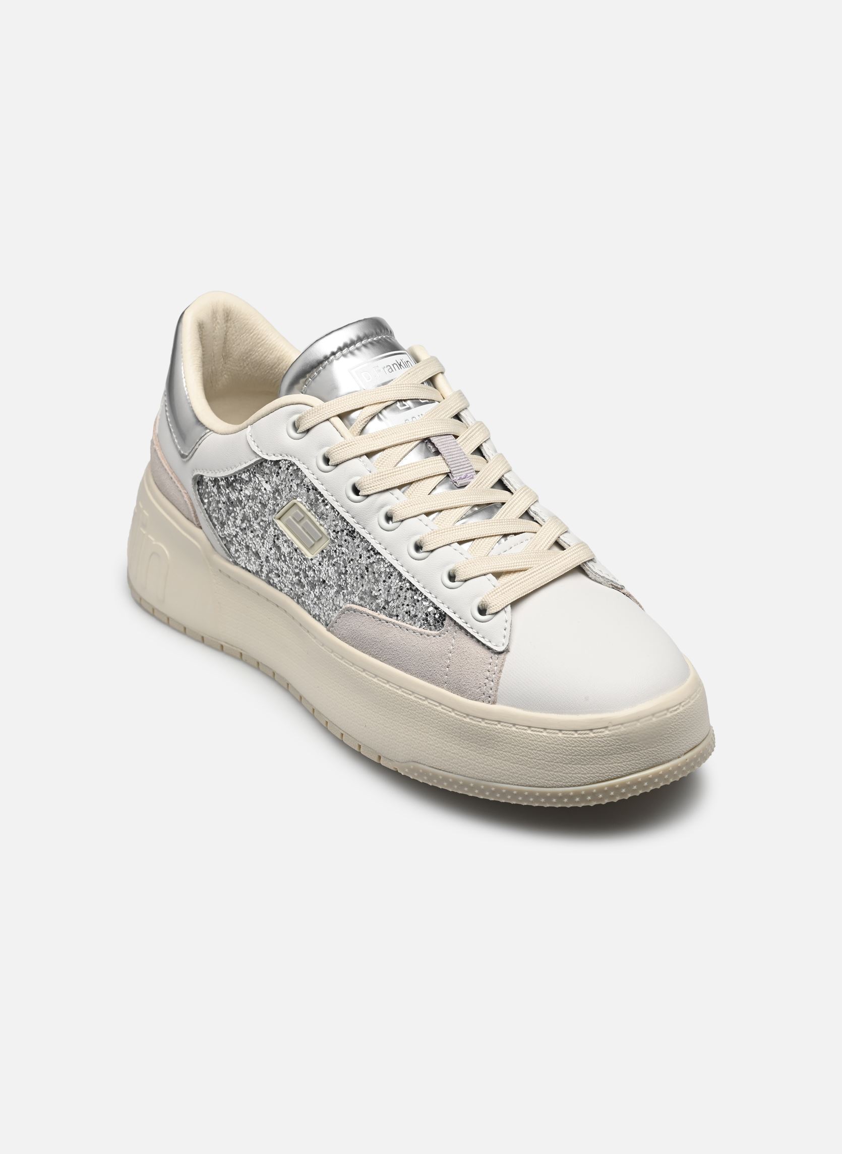 Baskets COURT femme argent D Franklin Baskets COURT femme argent SILVER