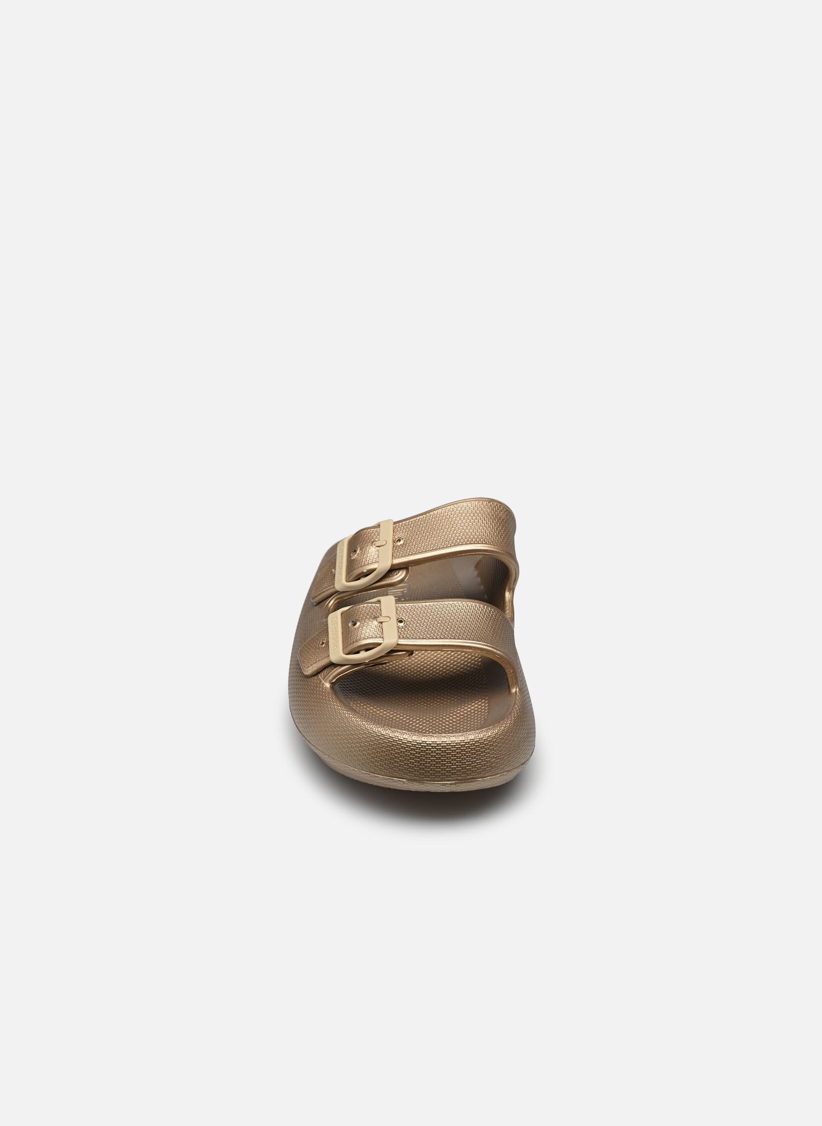 Platte sandalen BLOOMER dames goud en brons D Franklin Platte sandalen BLOOMER dames goud en brons GOLD