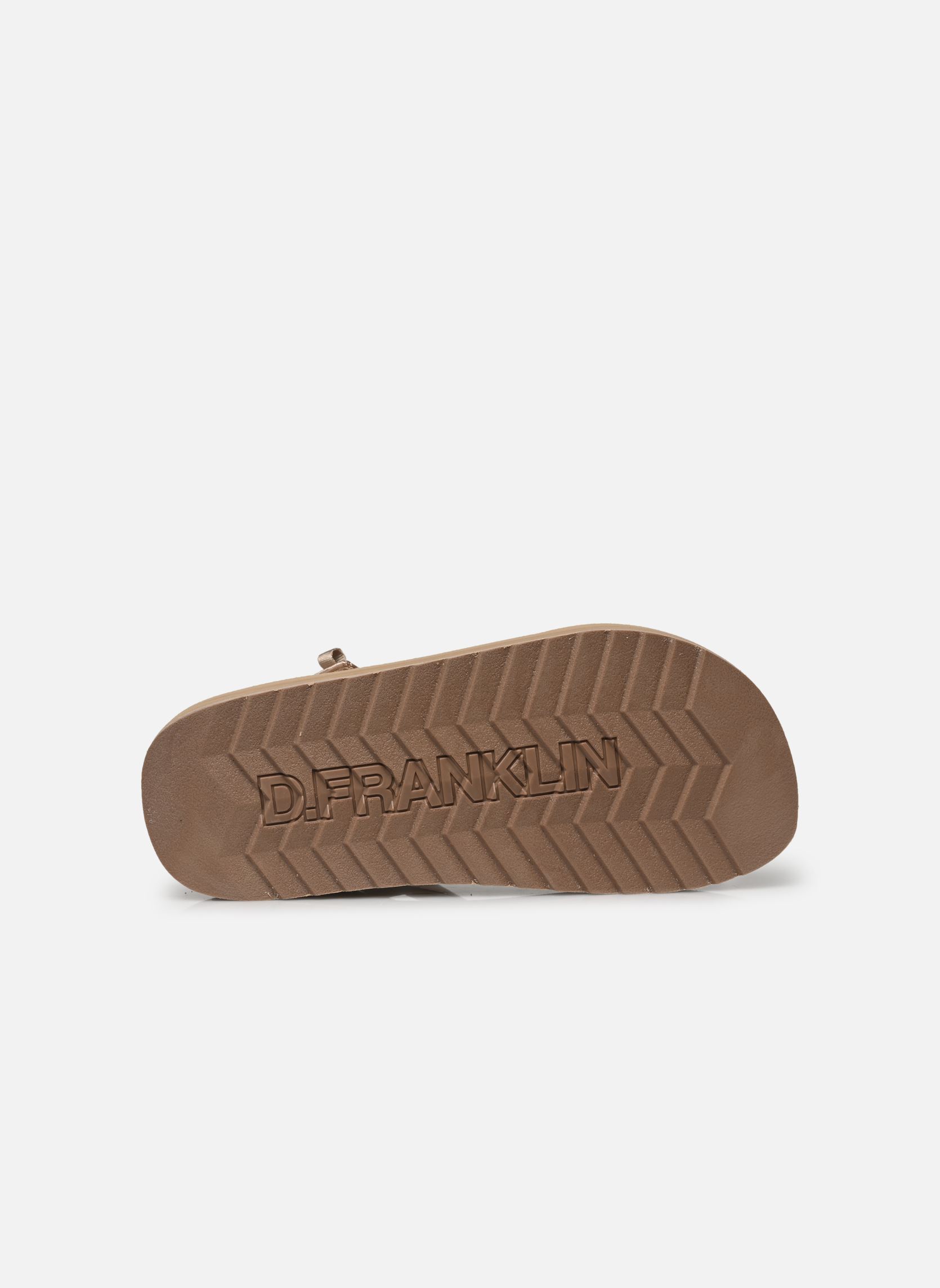 Platte sandalen FOREST HIGH dames goud en brons D Franklin Platte sandalen FOREST HIGH dames goud en brons GOLD