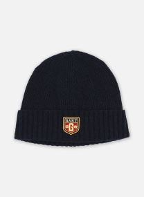 Mutsen Badge Wool Beanie heren blauw
