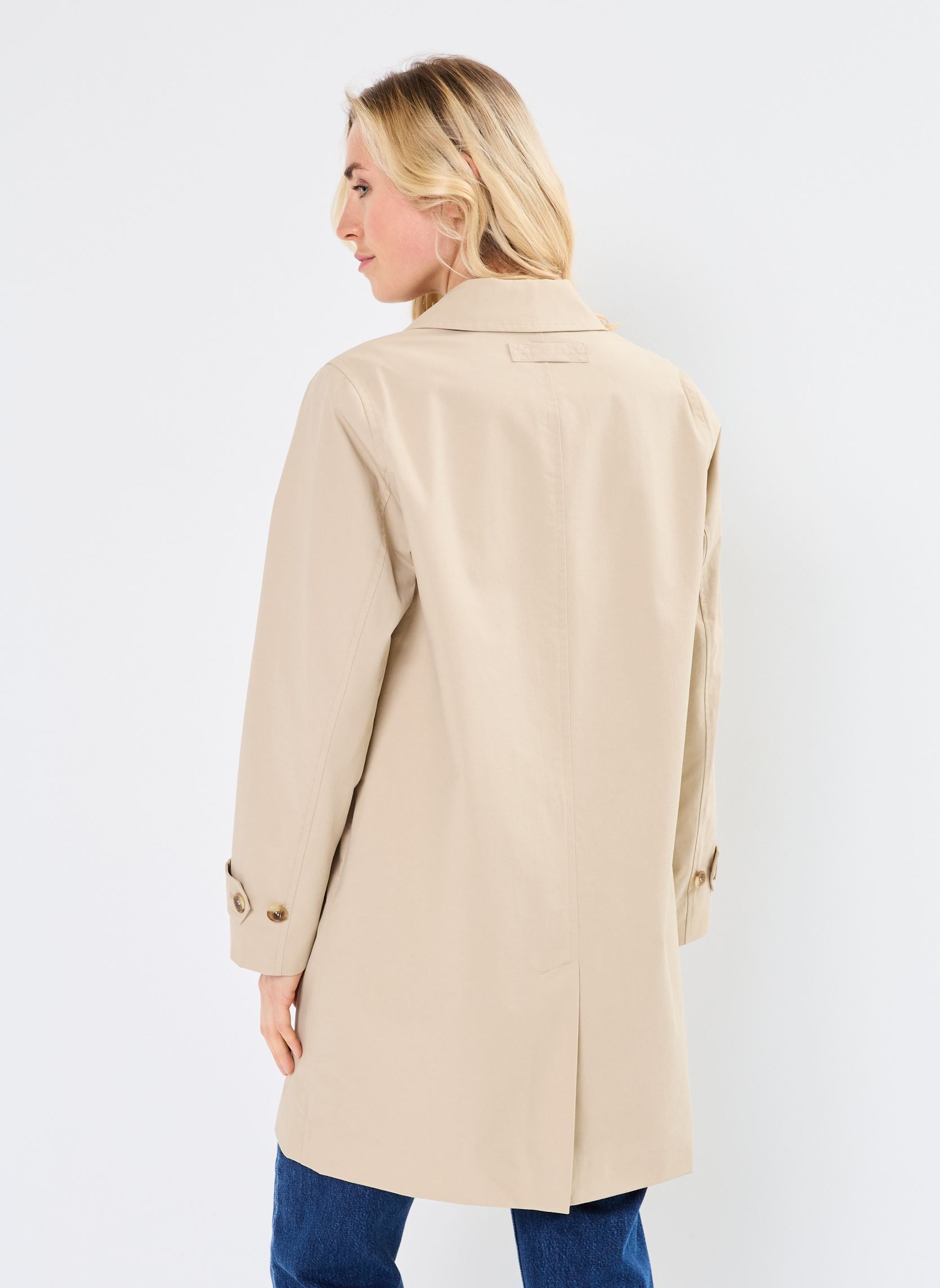 Mantels Car Coat dames beige GANT Mantels Car Coat dames beige GRIS CLAIR