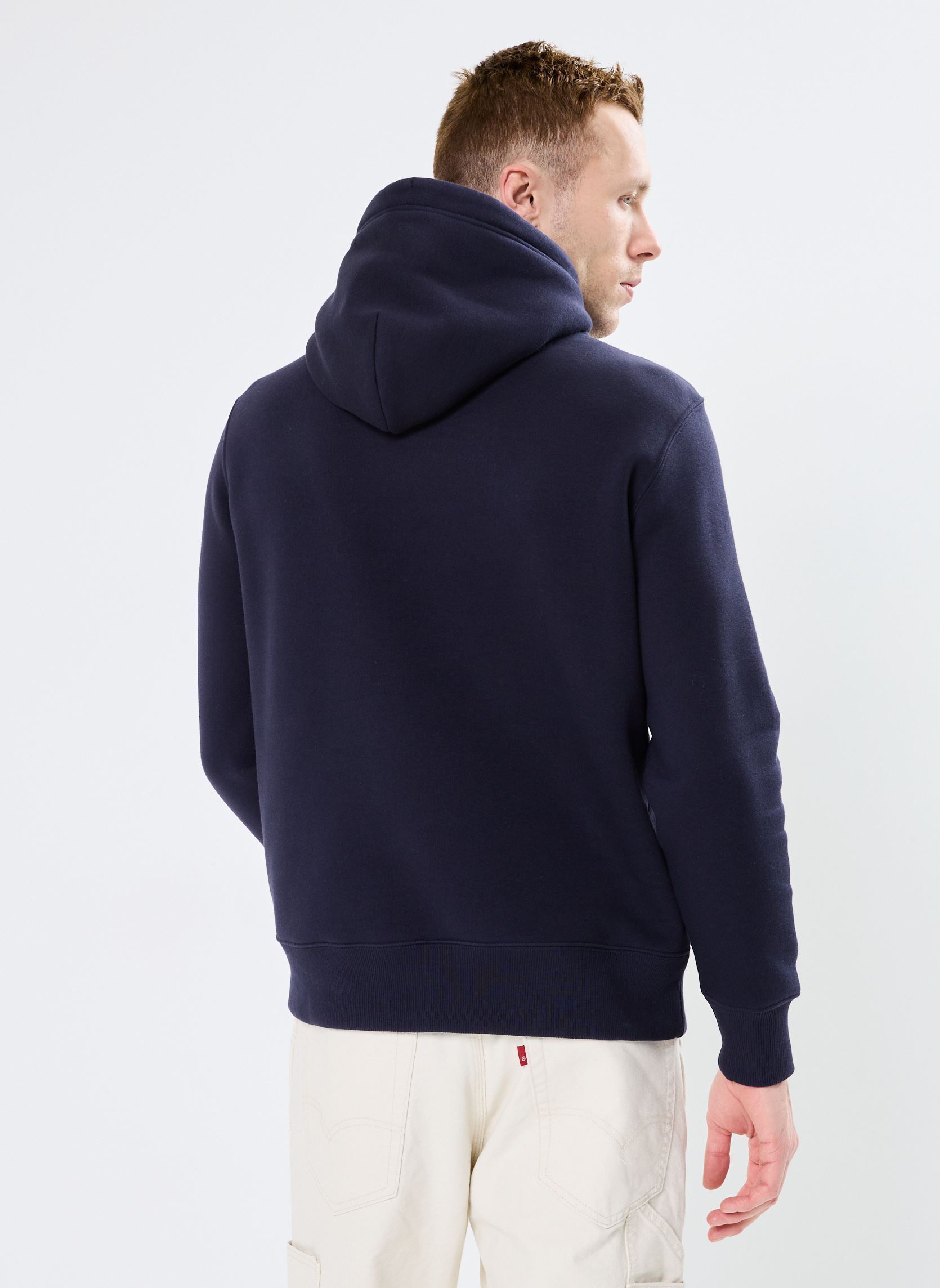 Felpe con cappuccio Graphic Hoodie uomo blu GANT Felpe con cappuccio Graphic Hoodie uomo blu BLEU NUIT