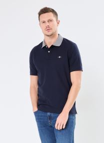 Tee-shirts manches courtes Tipping Detail Polo homme bleu GANT Tee-shirts manches courtes Tipping Detail Polo homme bleu BLEU NUIT