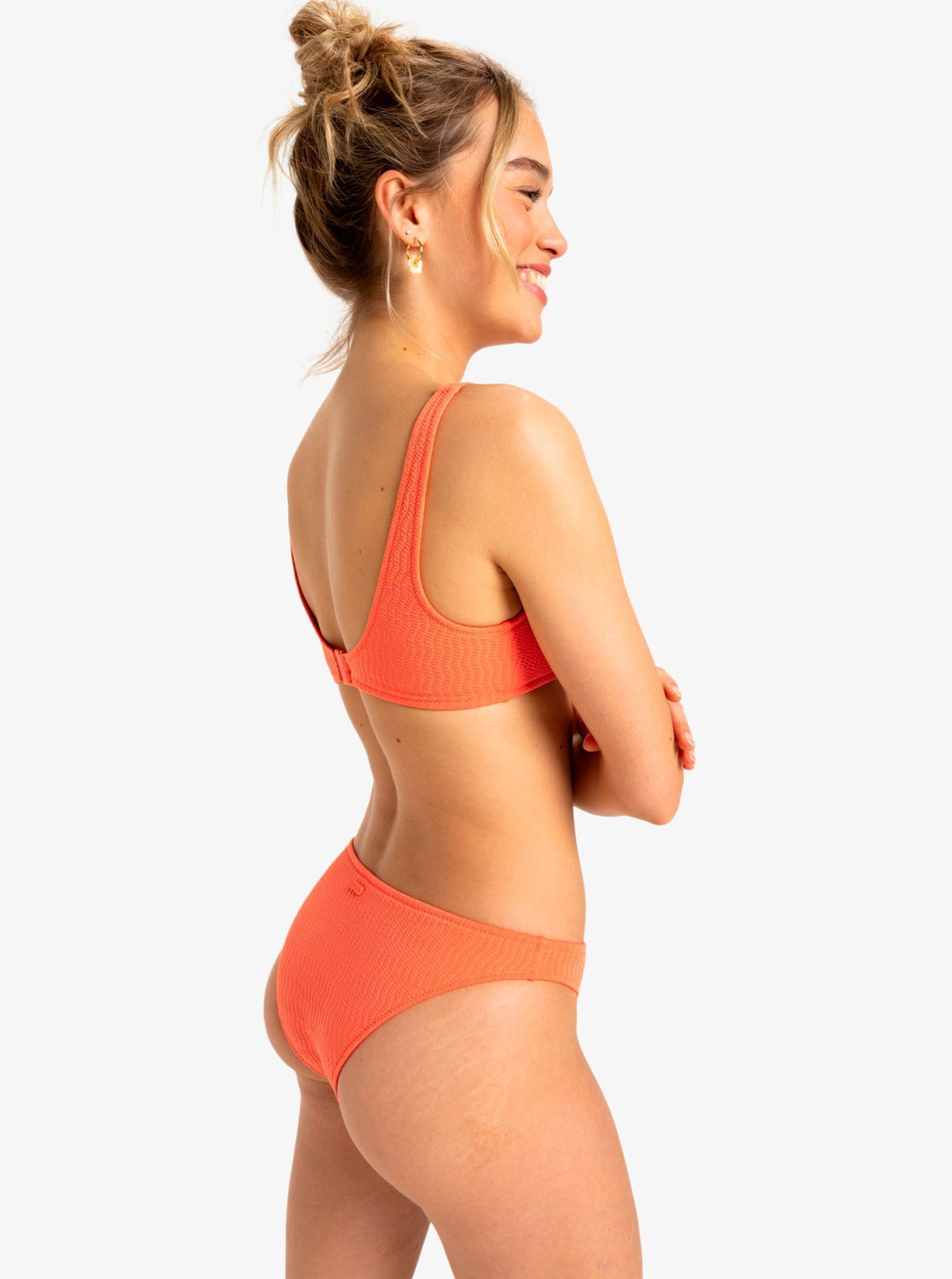 Bas de maillot culotte Lagos Moderate ERJX404990 femme orange Roxy Bas de maillot culotte Lagos Moderate ERJX404990 femme orange EMBERGLOW