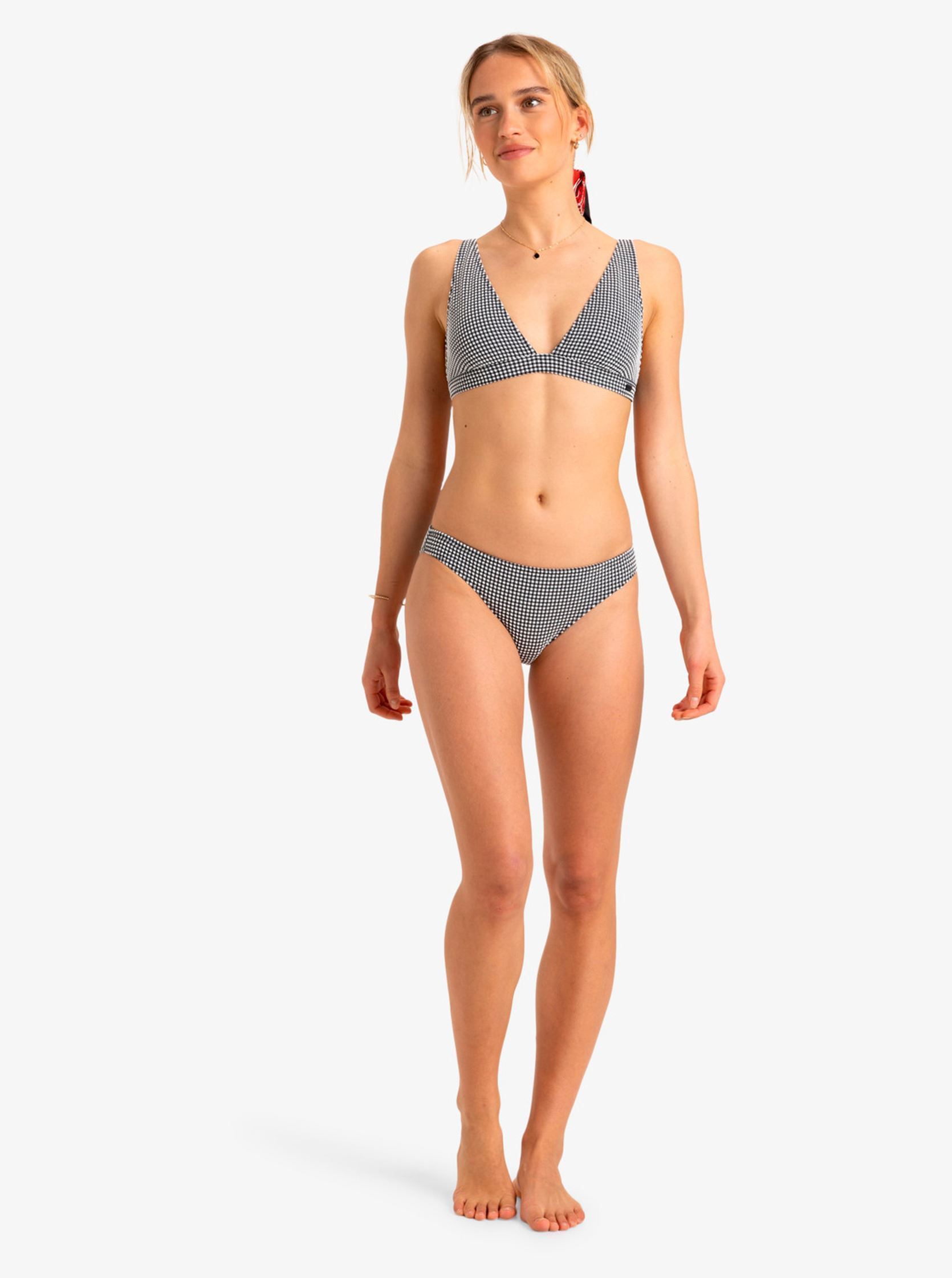 Bikinibroekjes Gingham Bikini ERJX404994 dames zwart Roxy Bikinibroekjes Gingham Bikini ERJX404994 dames zwart ANTHRACITE