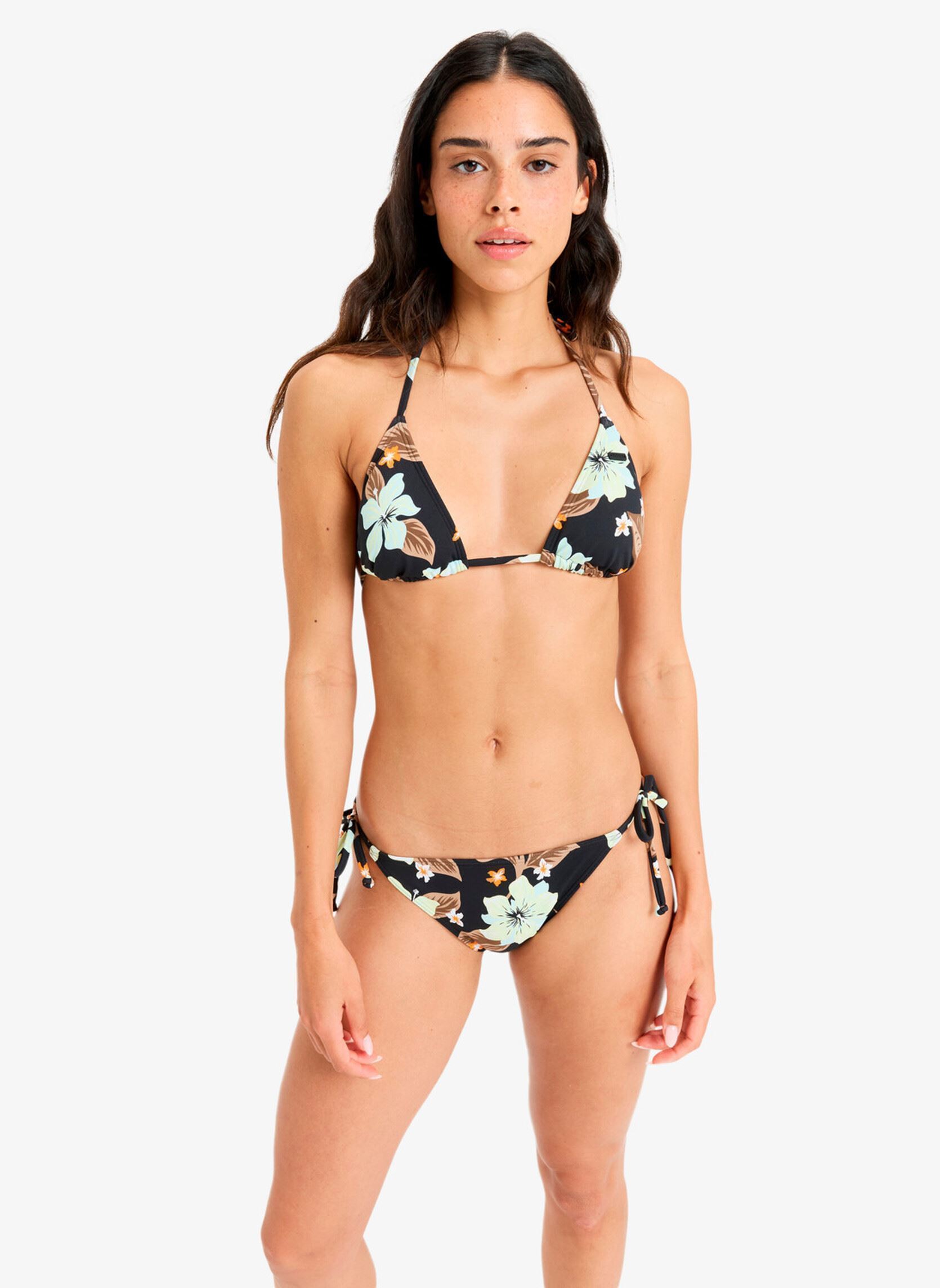 Hauts de maillot triangle Pt Beach Classics Tiki Tri ERJX305535 femme noir Roxy Hauts de maillot triangle Pt Beach Classics Tiki Tri ERJX305535 femme noir ANTHRACITE HIBISCUS HEAT SWIM