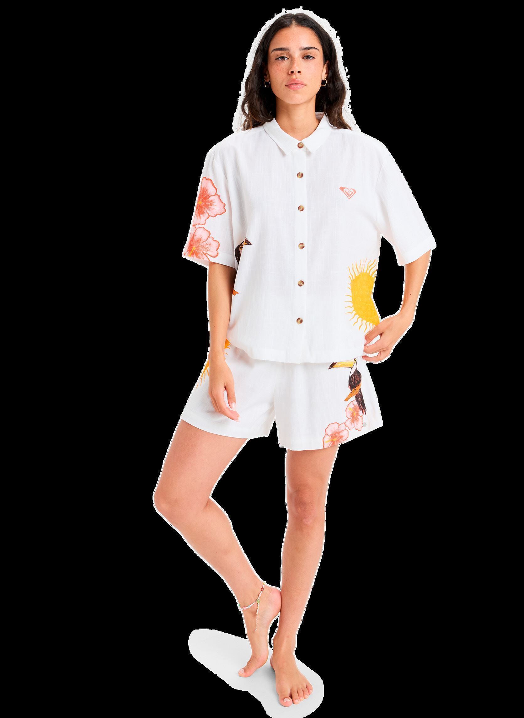 Camisas de manga corta Atlas Another Sun ERJWT03681 mujer blanco Roxy Camisas de manga corta Atlas Another Sun ERJWT03681 mujer blanco BRIGHT WHITE