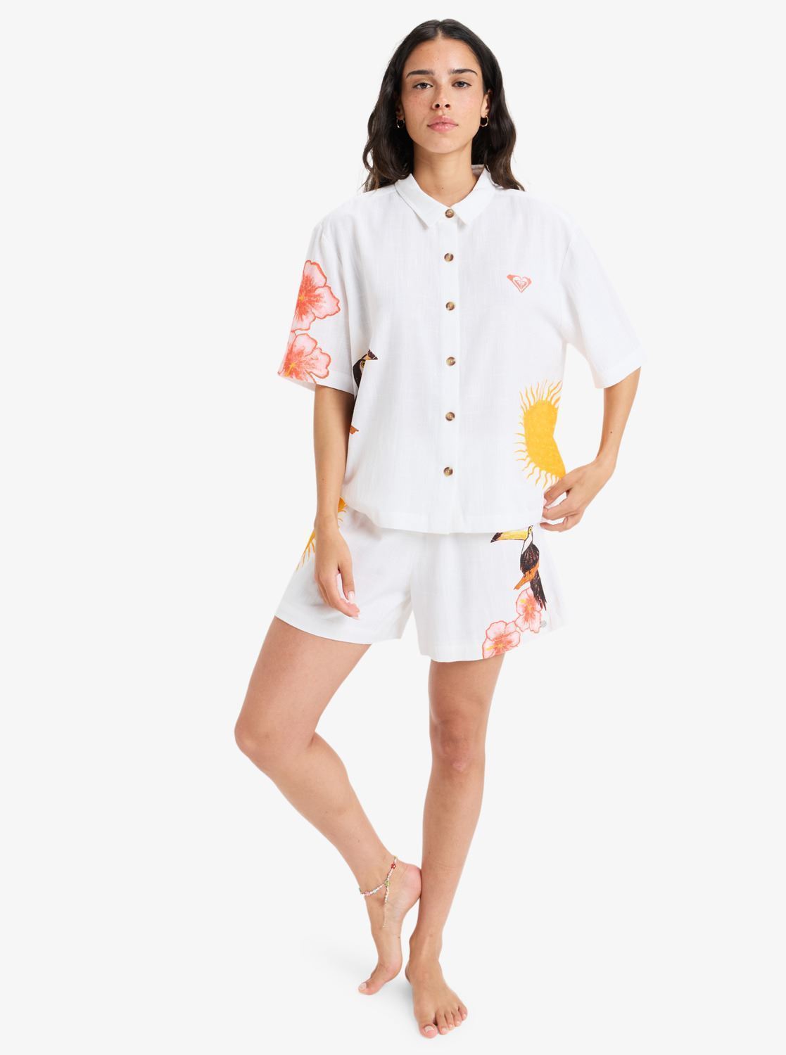 Camisas de manga corta Atlas Another Sun ERJWT03681 mujer blanco Roxy Camisas de manga corta Atlas Another Sun ERJWT03681 mujer blanco BRIGHT WHITE