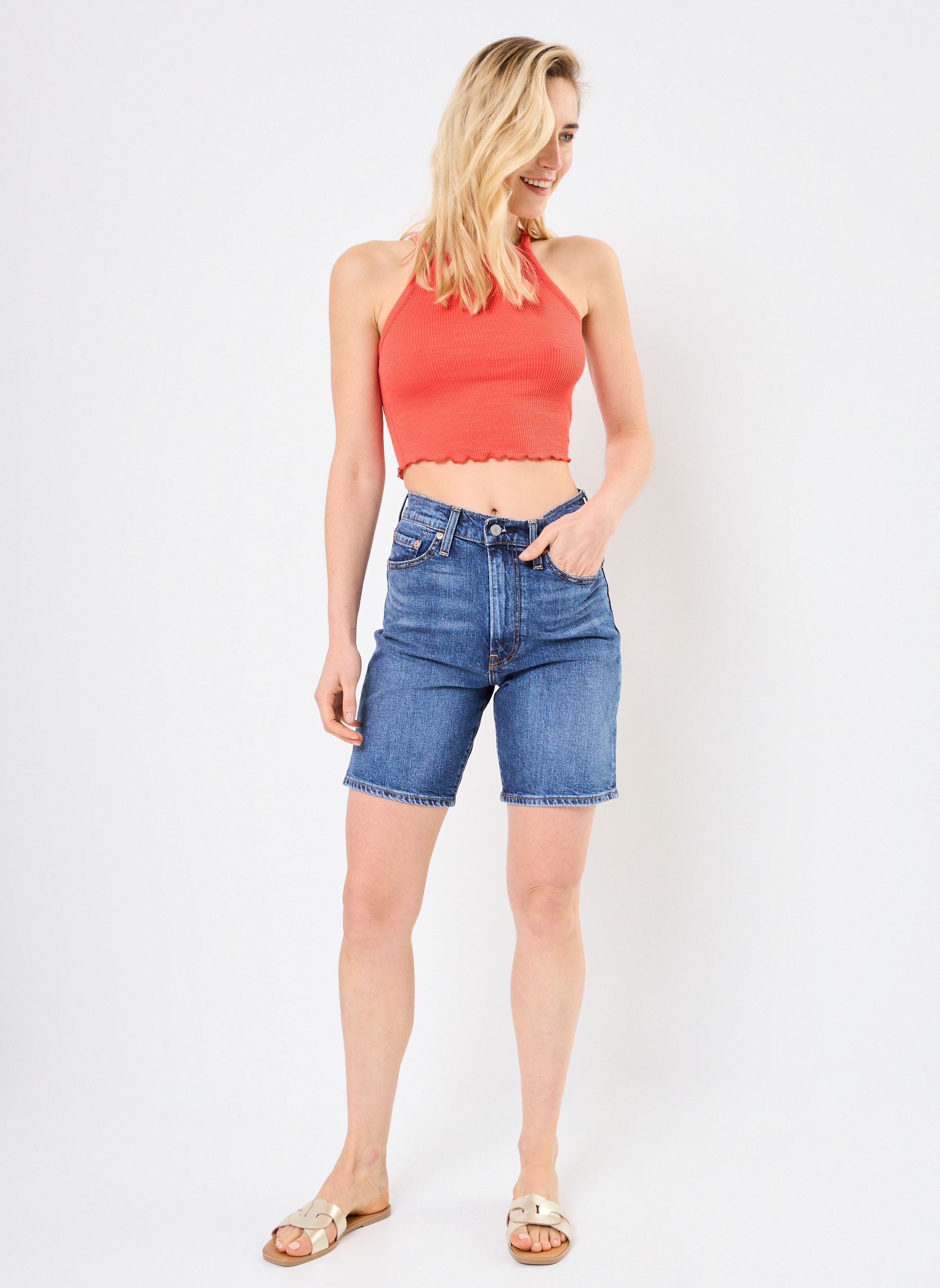 Top As I Am ERJKT04278 donna rosso Roxy Top As I Am ERJKT04278 donna rosso POPPY RED
