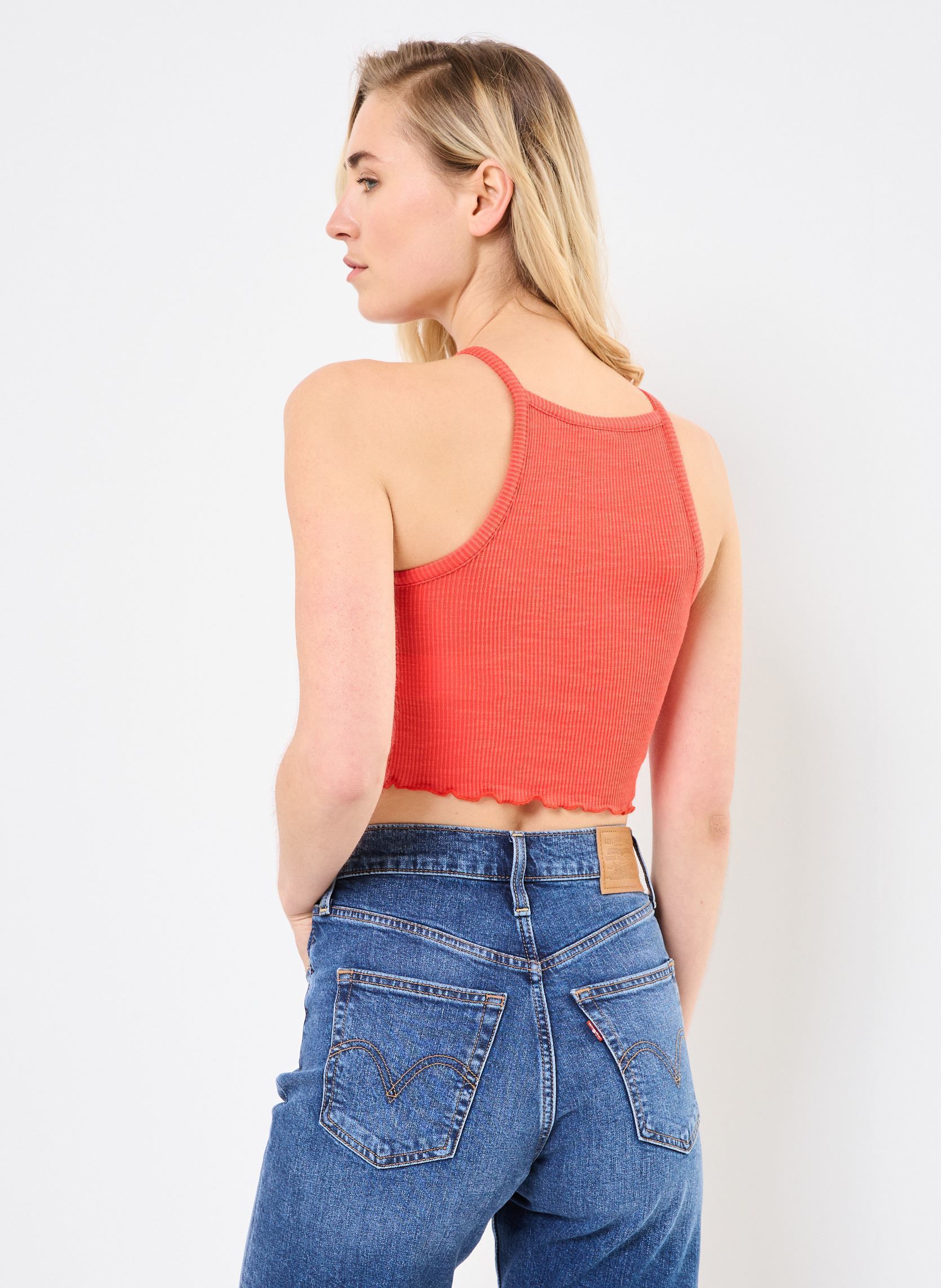 Top As I Am ERJKT04278 donna rosso Roxy Top As I Am ERJKT04278 donna rosso POPPY RED