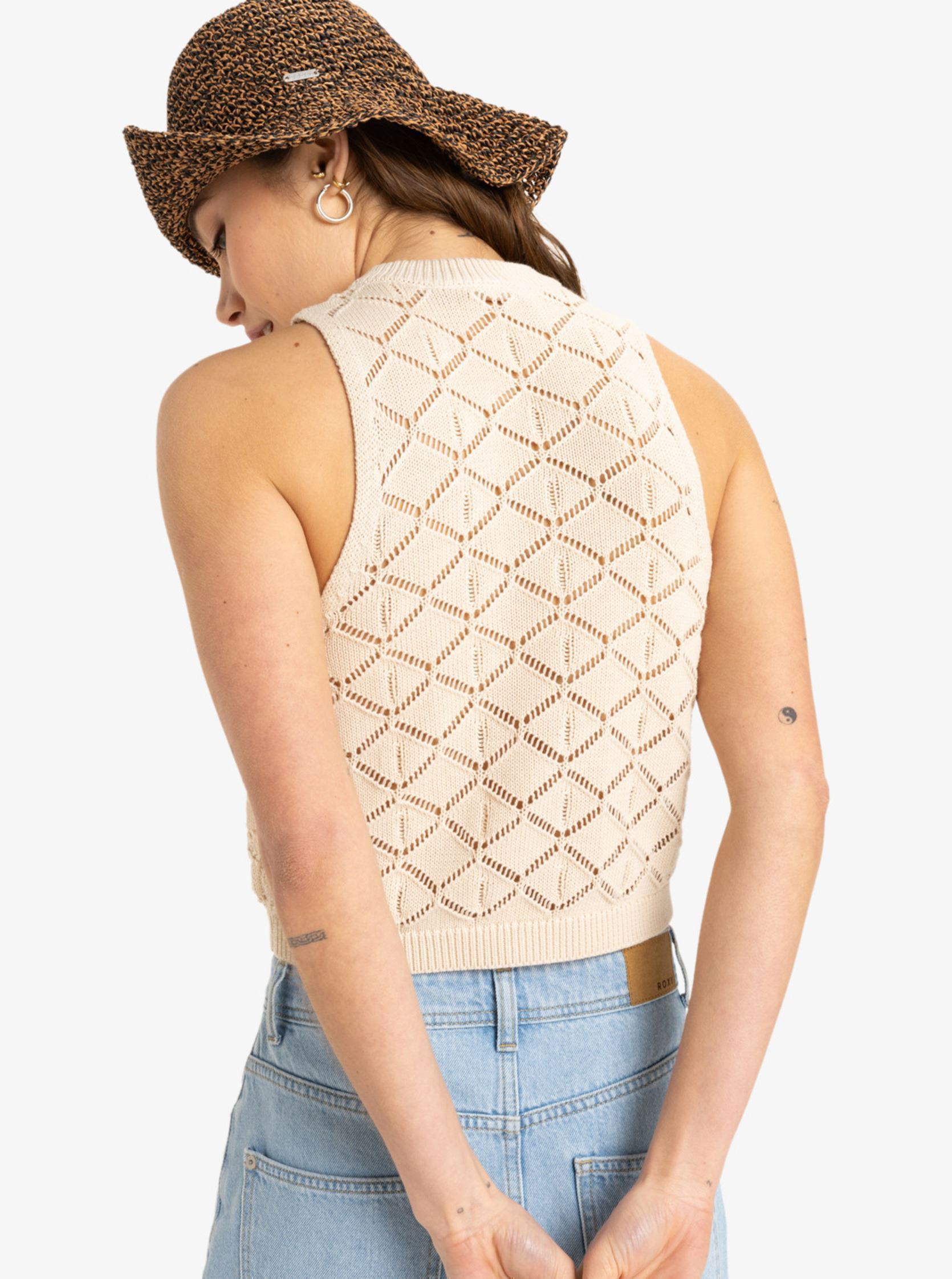 Tops Tropic Sky ERJSW03647 mujer beige Roxy Tops Tropic Sky ERJSW03647 mujer beige PARCHMENT