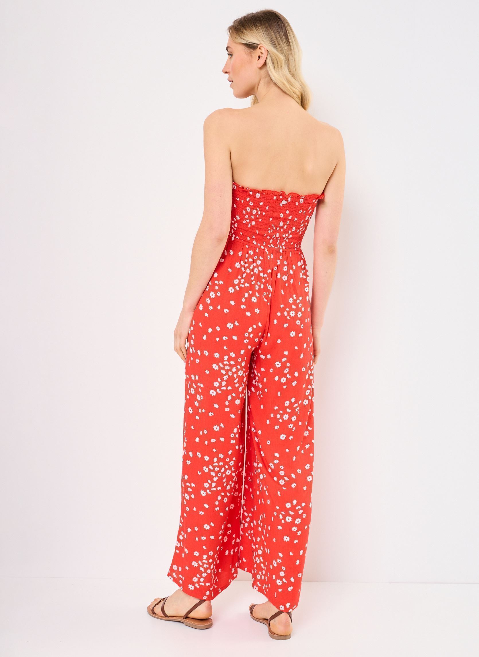 Combinaisons pantalon Palm Groves Jumper ERJWO03011 femme rouge Roxy Combinaisons pantalon Palm Groves Jumper ERJWO03011 femme rouge POPPY RED DANCING DITSY