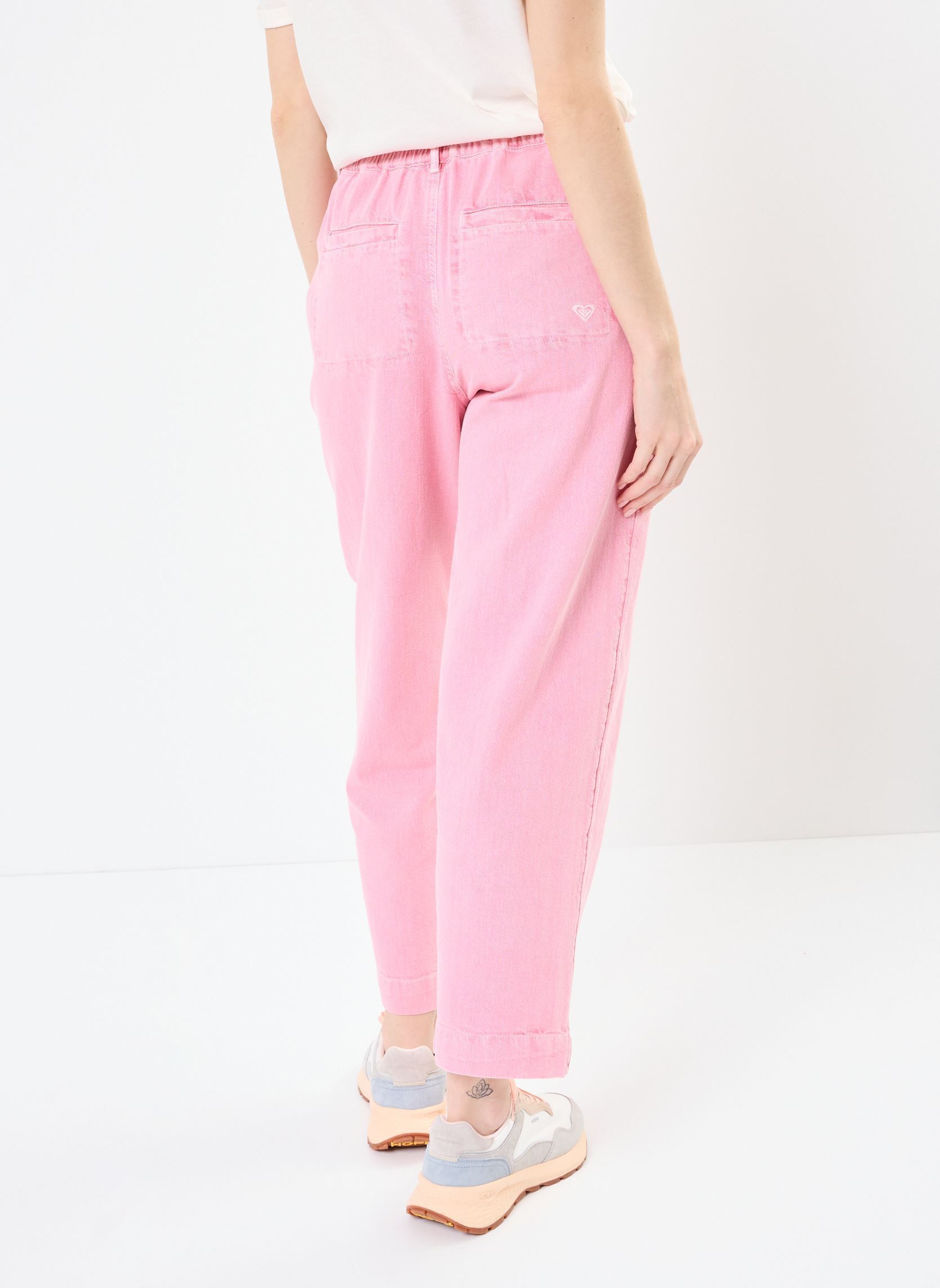 Pantalons larges Break My Soul ERJNP03621 femme rose Roxy Pantalons larges Break My Soul ERJNP03621 femme rose ORCHID SMOKE