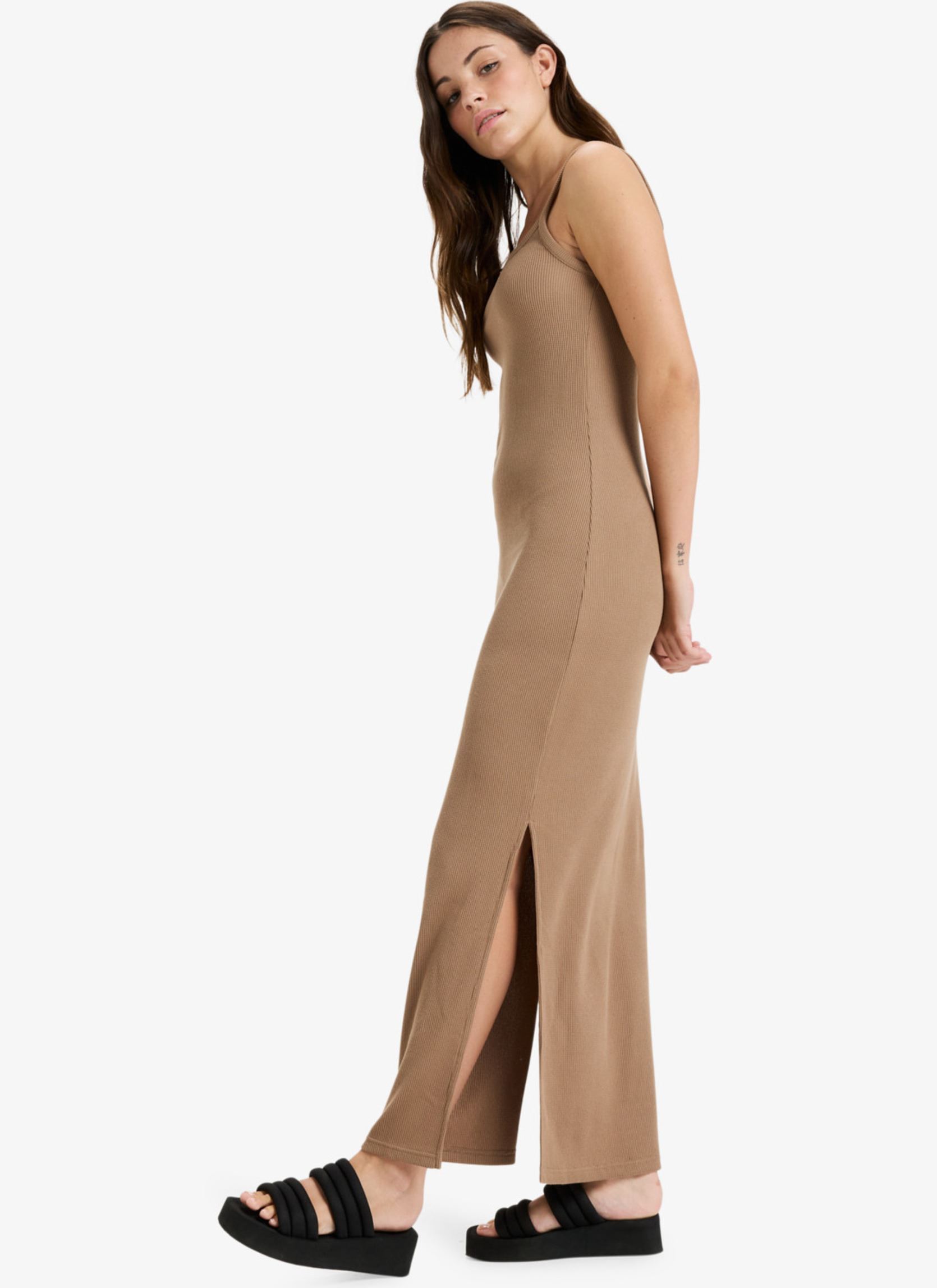 Lange jurken Sugar Sands Maxi ERJKD03511 dames bruin Roxy Lange jurken Sugar Sands Maxi ERJKD03511 dames bruin PORTABELLA