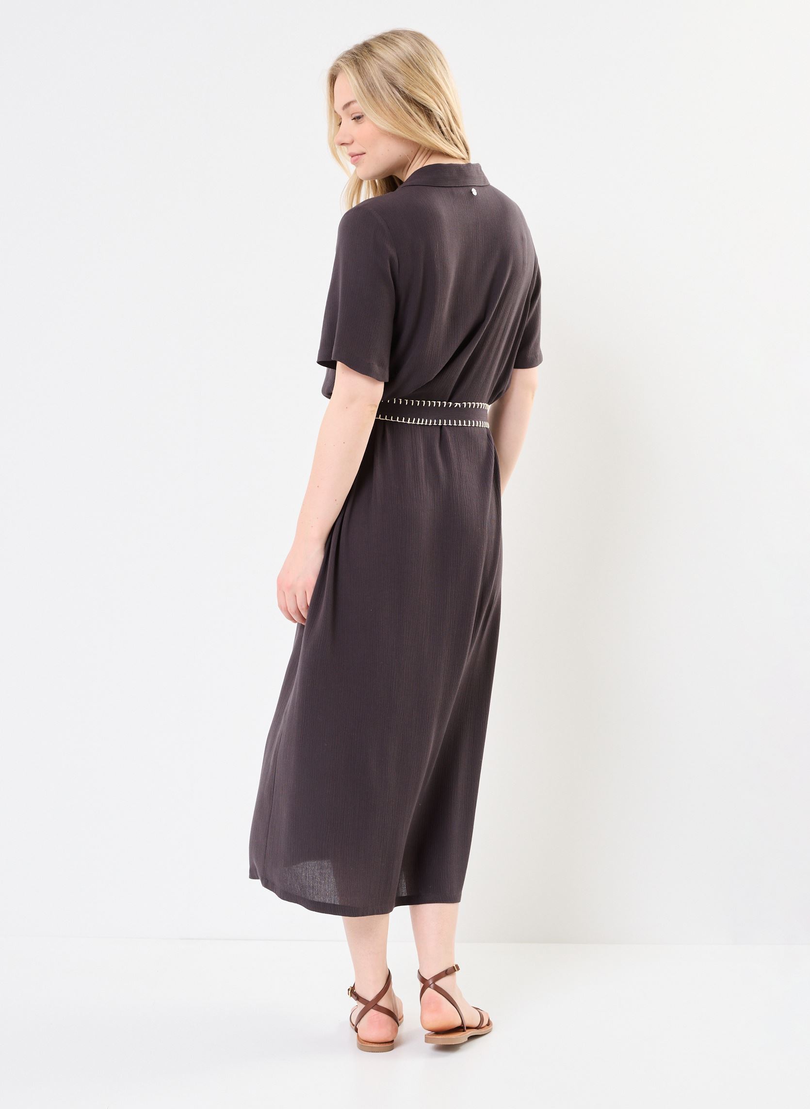 Robes longues Island Escape Solid ERJWD03884 femme noir Roxy Robes longues Island Escape Solid ERJWD03884 femme noir PHANTOM