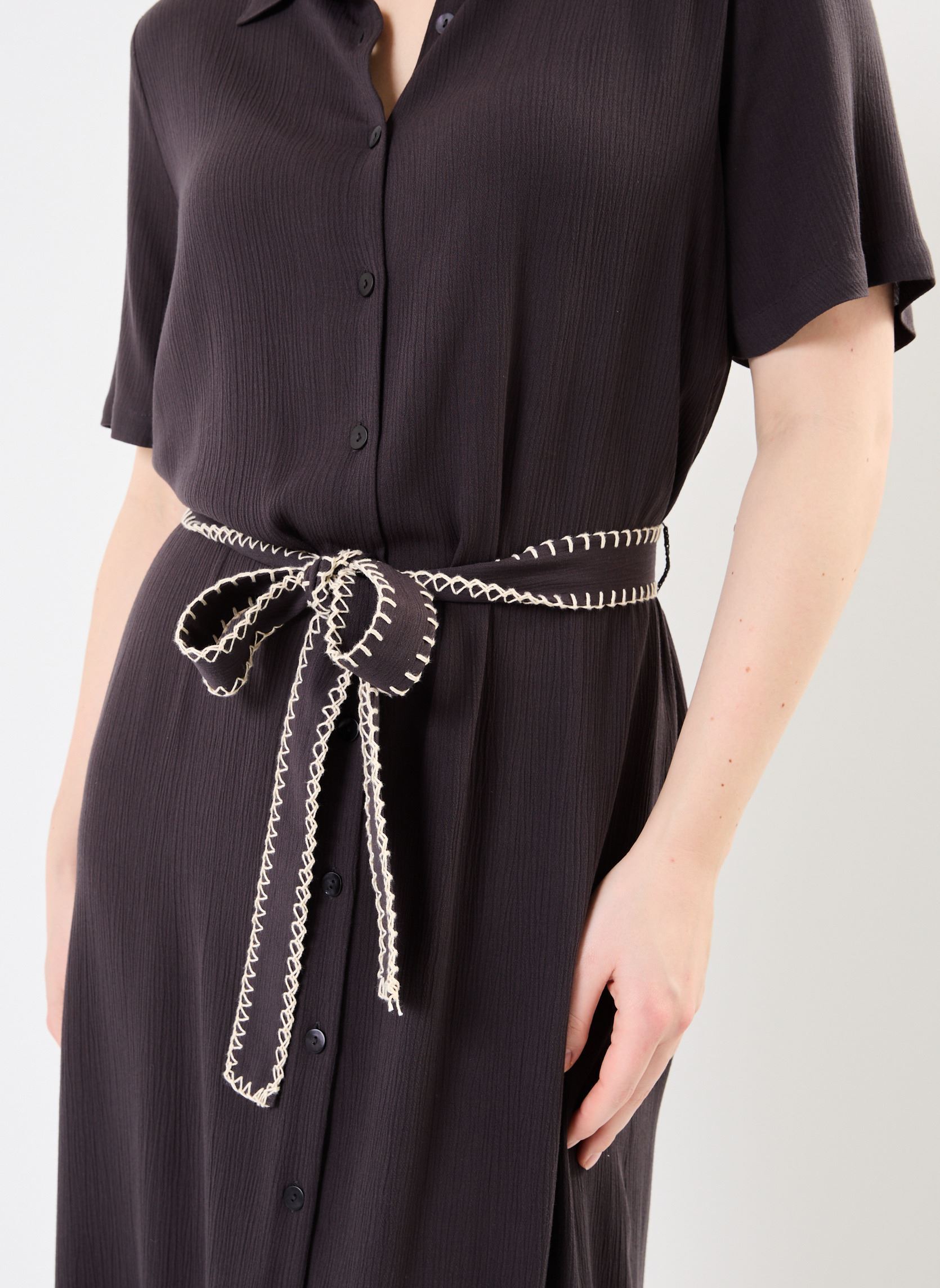 Robes longues Island Escape Solid ERJWD03884 femme noir Roxy Robes longues Island Escape Solid ERJWD03884 femme noir PHANTOM