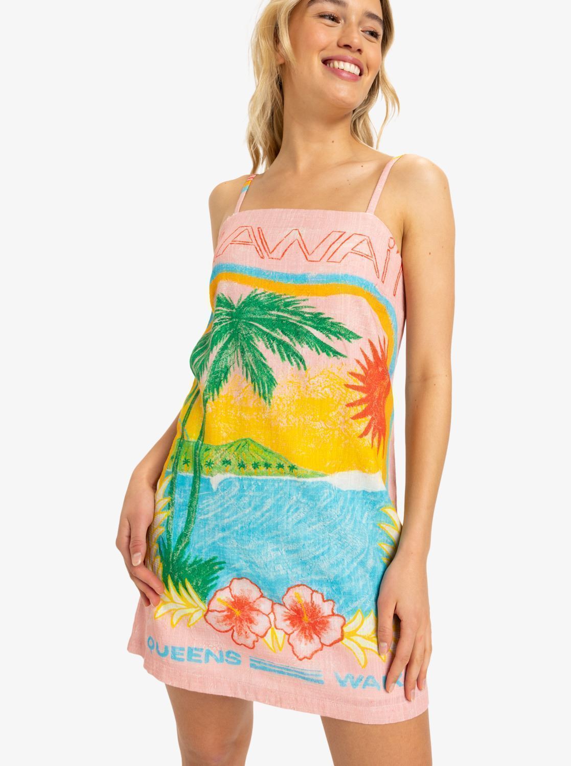 Vêtements Roxy Atlas Playa Blanca Slip Dress ERJWD03860 pour
