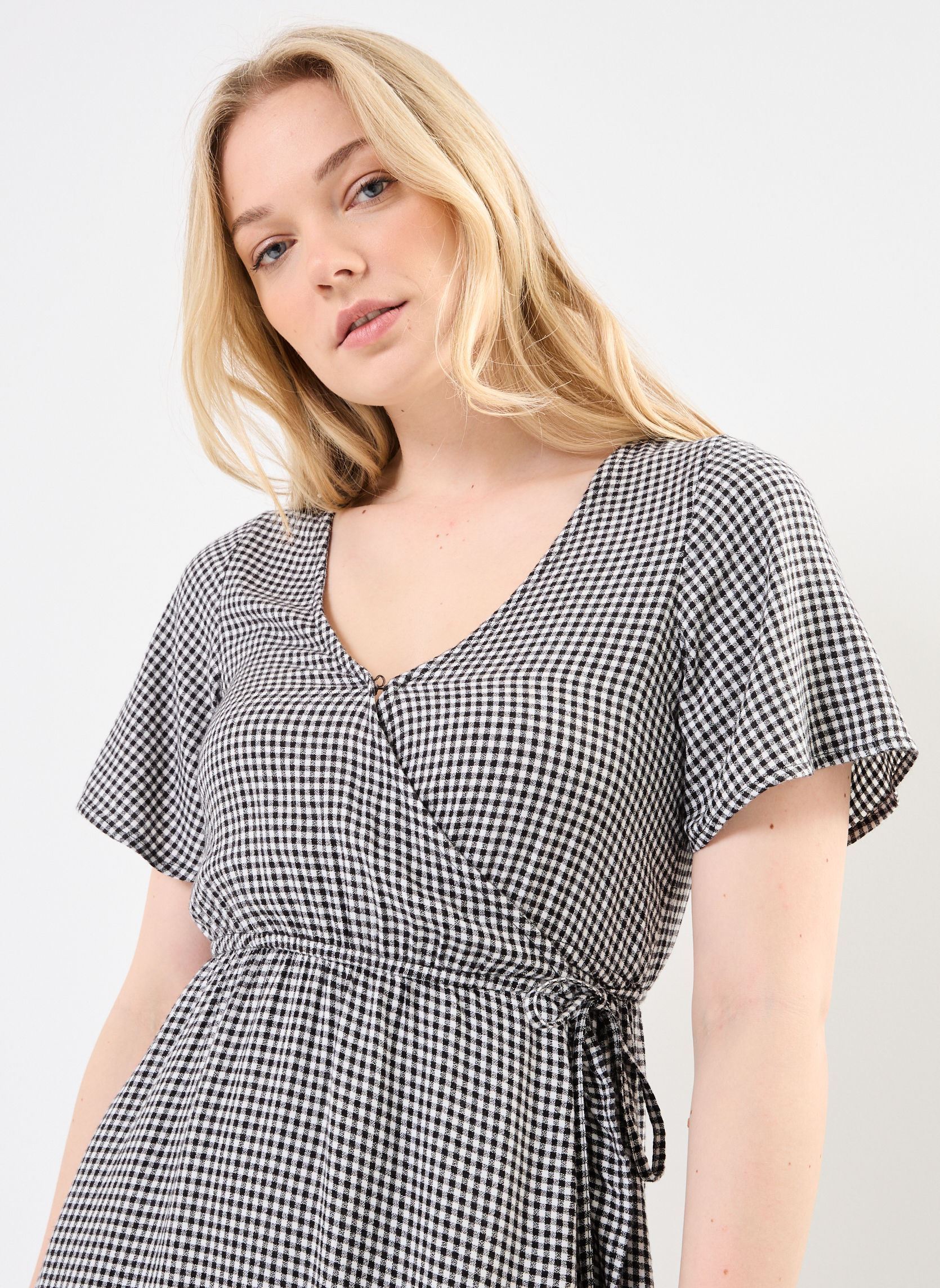 Kleider Zenith Wrap Printed ERJWD03876 damen schwarz Roxy Kleider Zenith Wrap Printed ERJWD03876 damen schwarz ANTHRACITE CHECKMEOUTMINIYW 3C