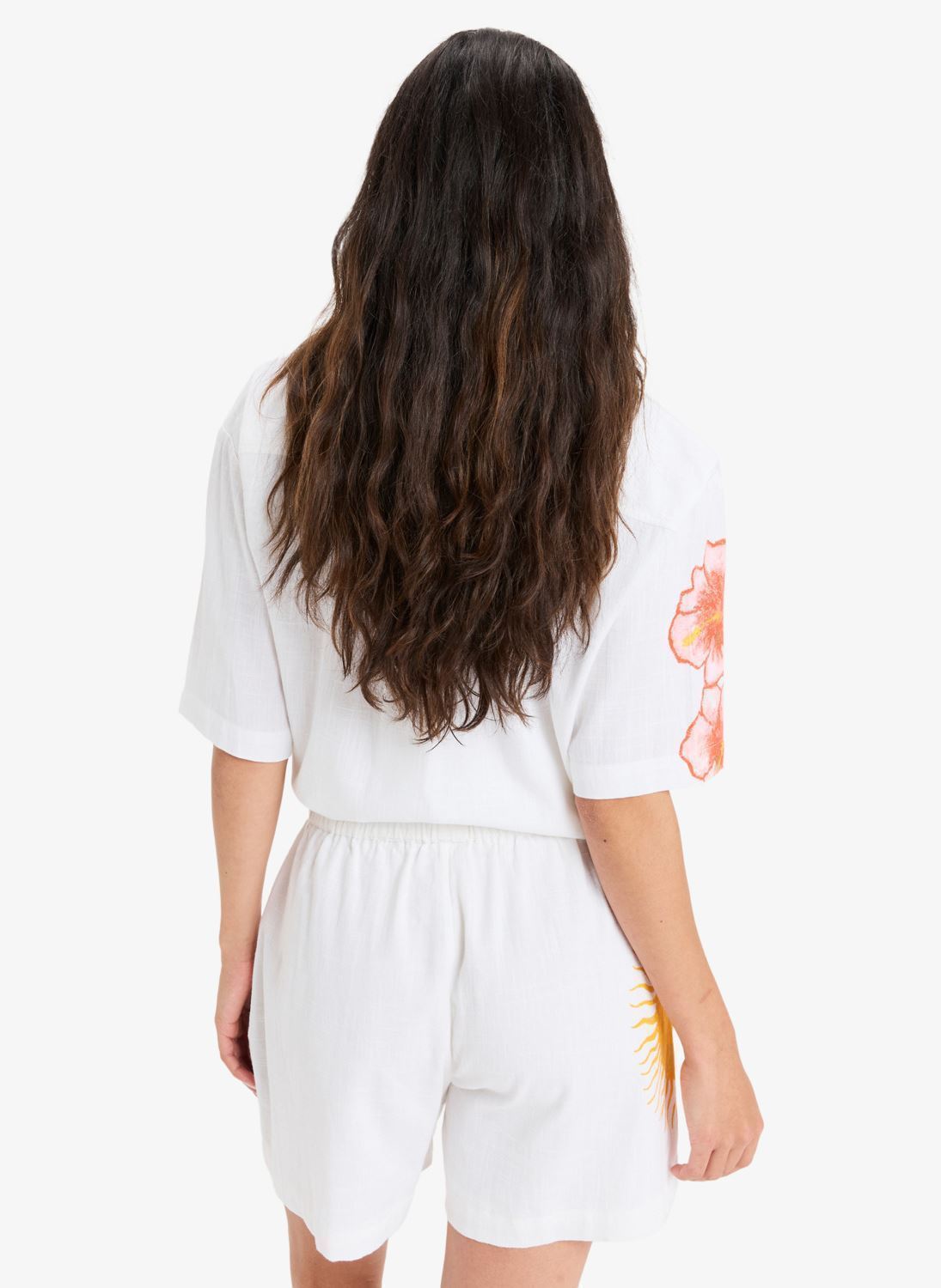 Shorts Atlas Sunburn Tones ERJNS03584 femme blanc Roxy Shorts Atlas Sunburn Tones ERJNS03584 femme blanc BRIGHT WHITE