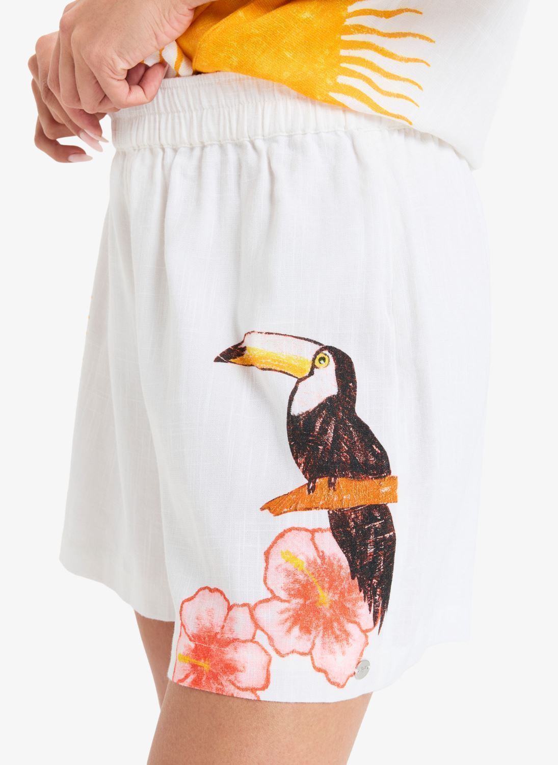 Shorts Atlas Sunburn Tones ERJNS03584 femme blanc Roxy Shorts Atlas Sunburn Tones ERJNS03584 femme blanc BRIGHT WHITE